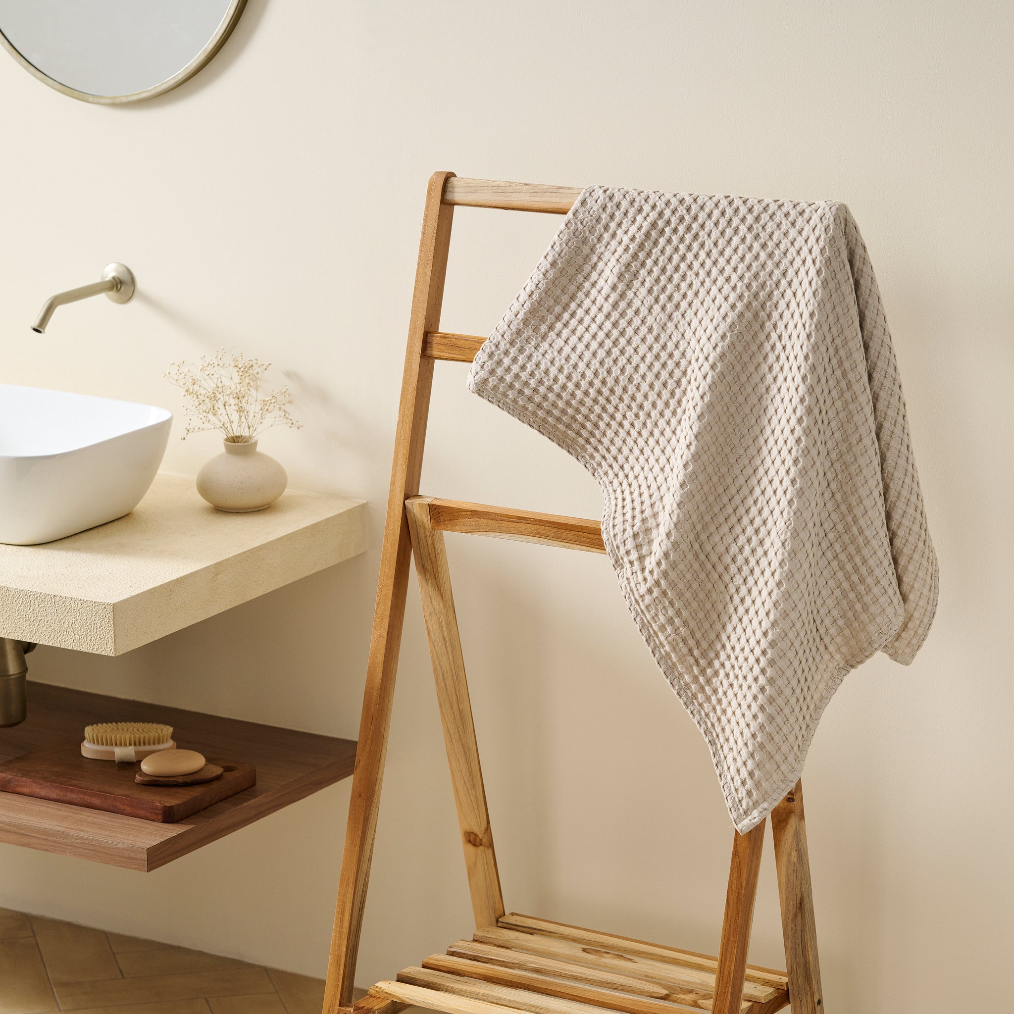 Mosaic | Cotton Bamboo | Waffle | Bath Towel