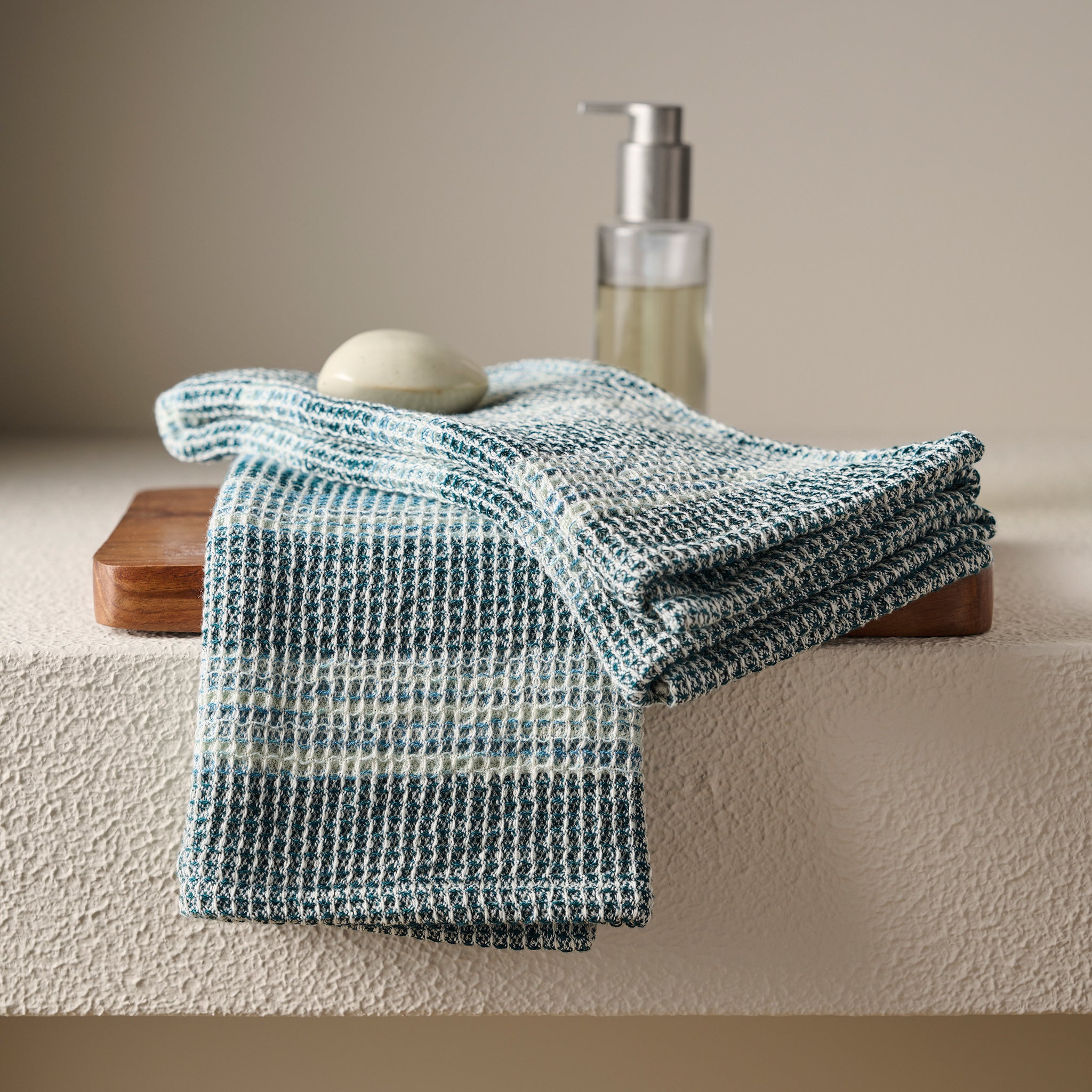Aura | Cotton | Waffle Space Dyed | Hand Towel