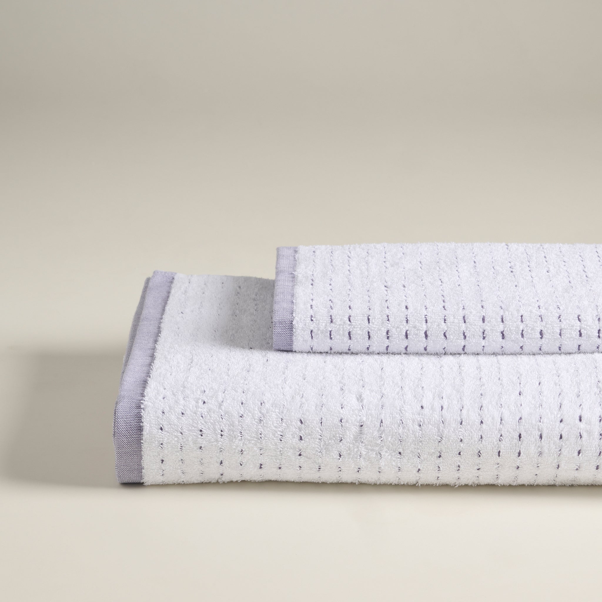 Drizzle | Cotton | Dobby Stripe Terry | Bath Set
