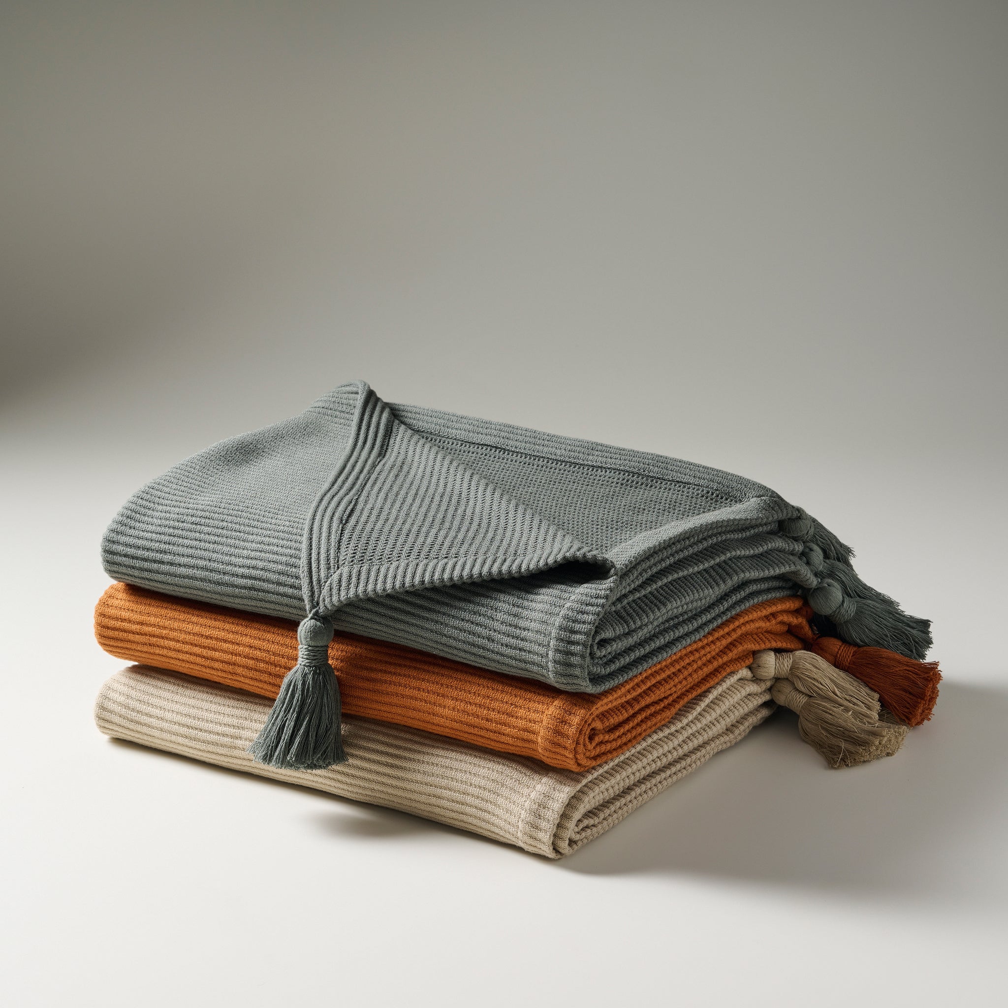 Corn Row | Cotton Bamboo | Cord Rib | Throw