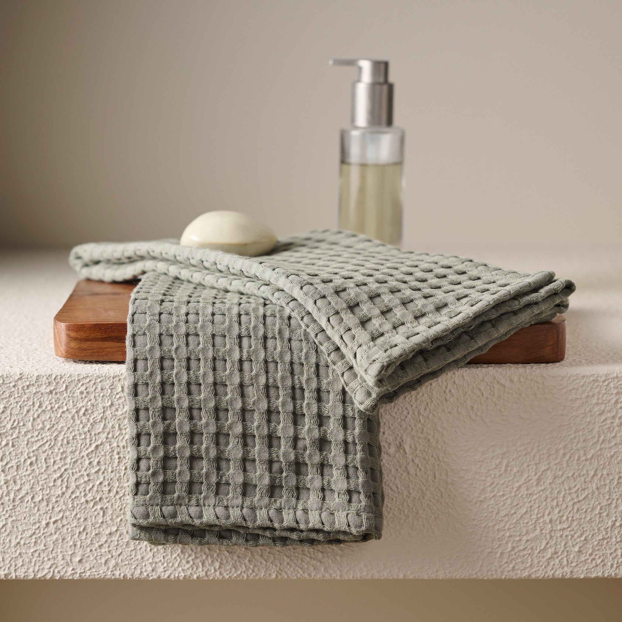 Mosaic | Cotton Bamboo | Waffle | Hand Towel