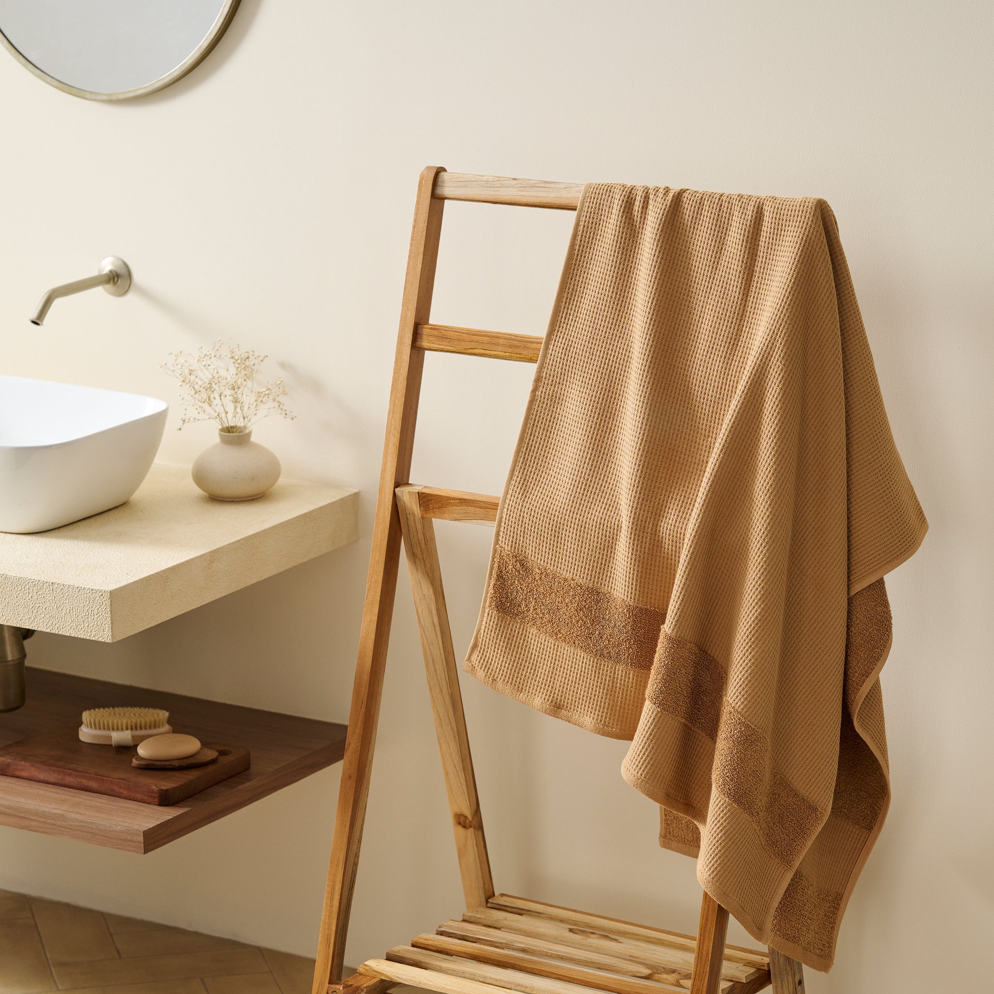 Pocket Square | Cotton | Waffle Terry | Bath Towel