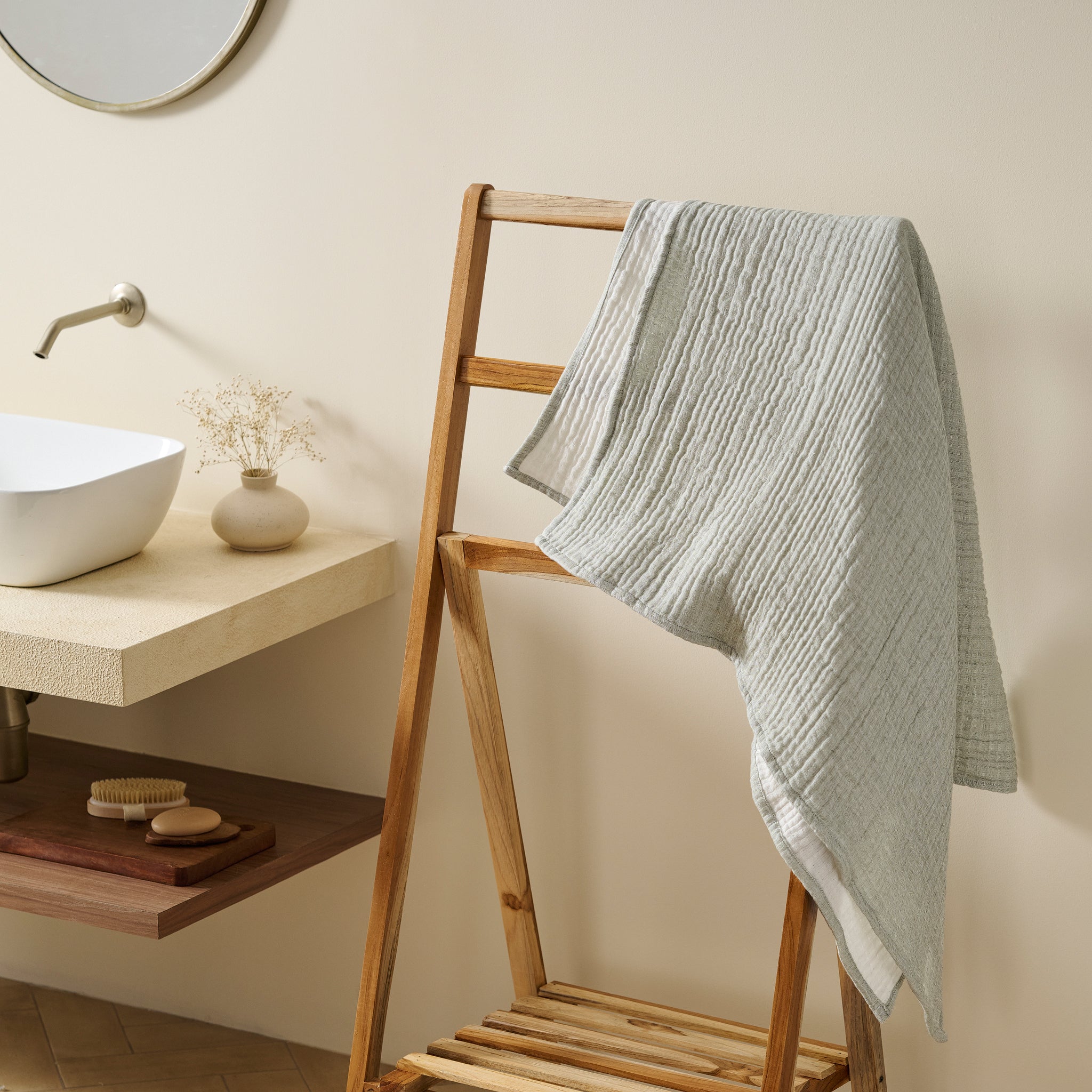Opal | Cotton | Gauze | Bath Towel