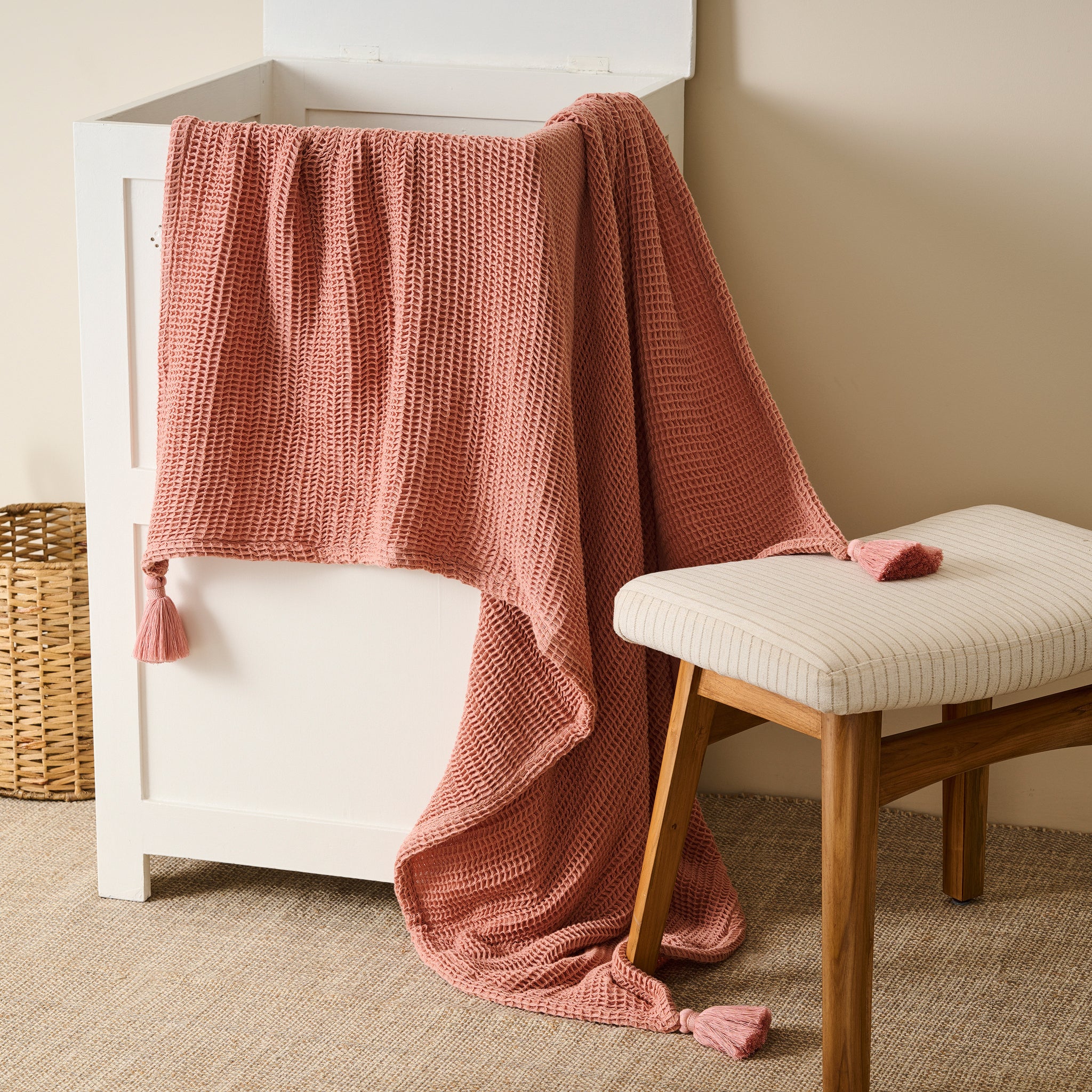 Sea Sponge | Cotton | Waffle | Throw