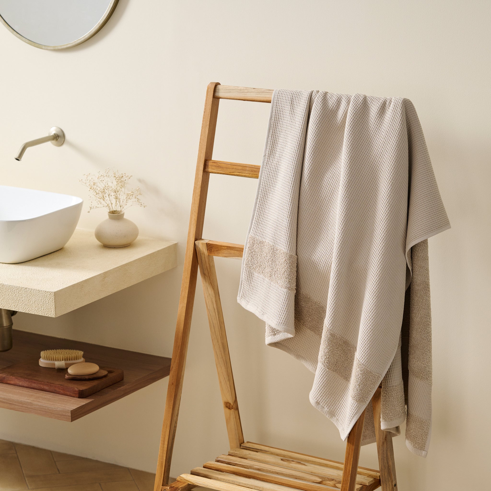 Pocket Square | Cotton | Waffle Terry | Bath Set