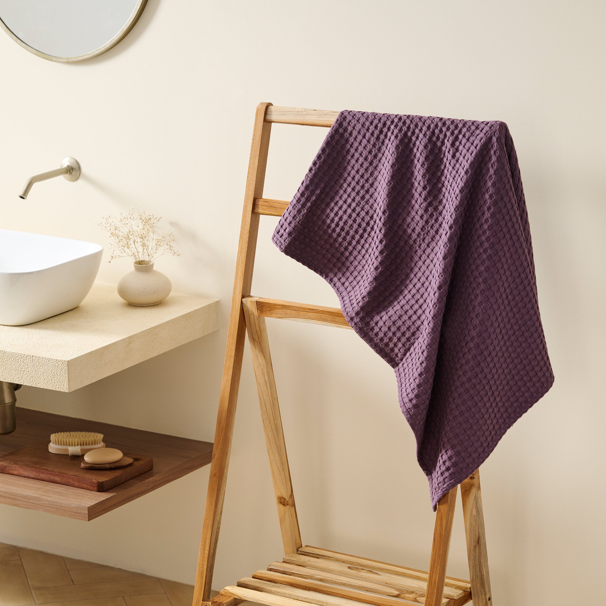 Mosaic | Cotton Bamboo | Waffle | Bath Set