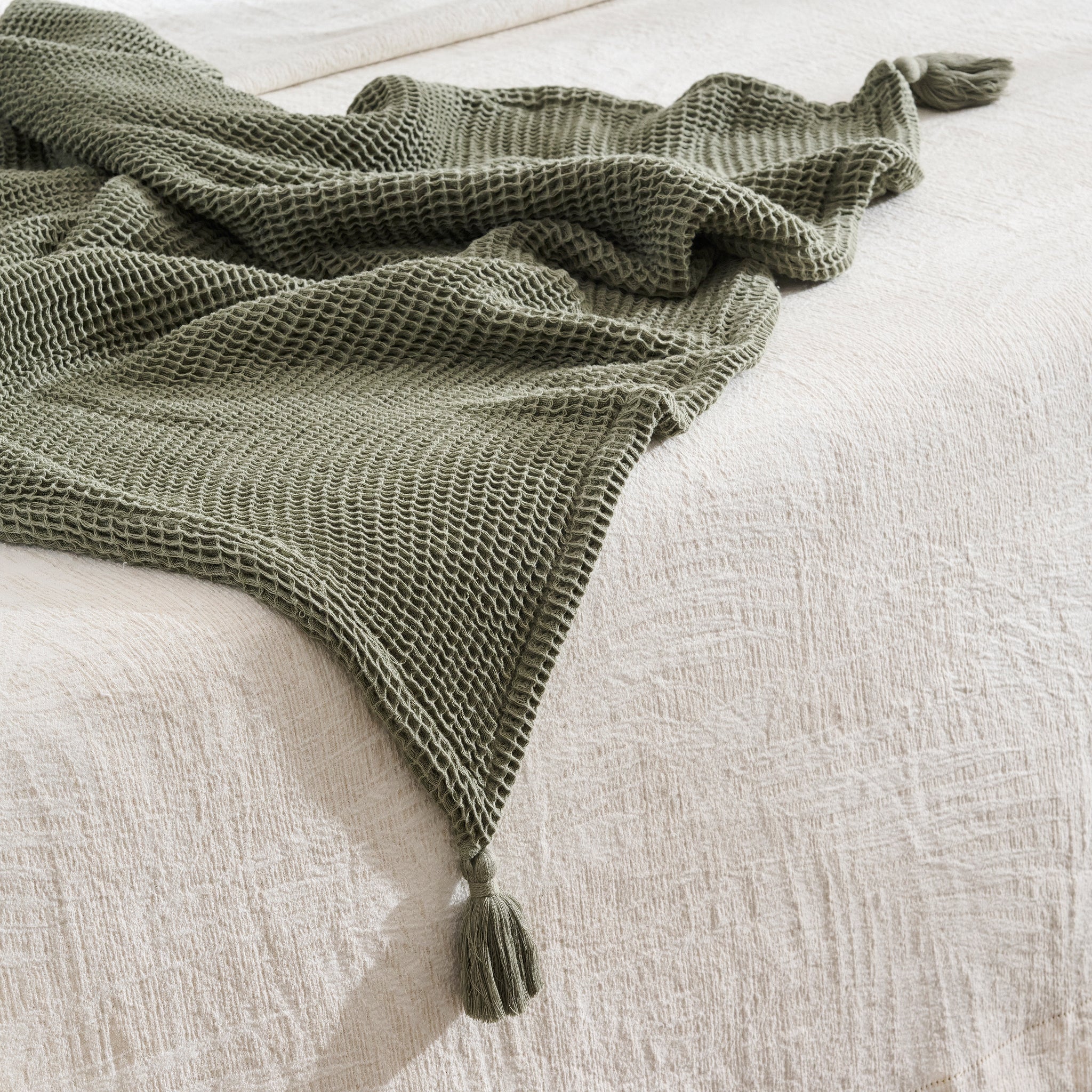 Sea Sponge | Cotton | Waffle | Throw