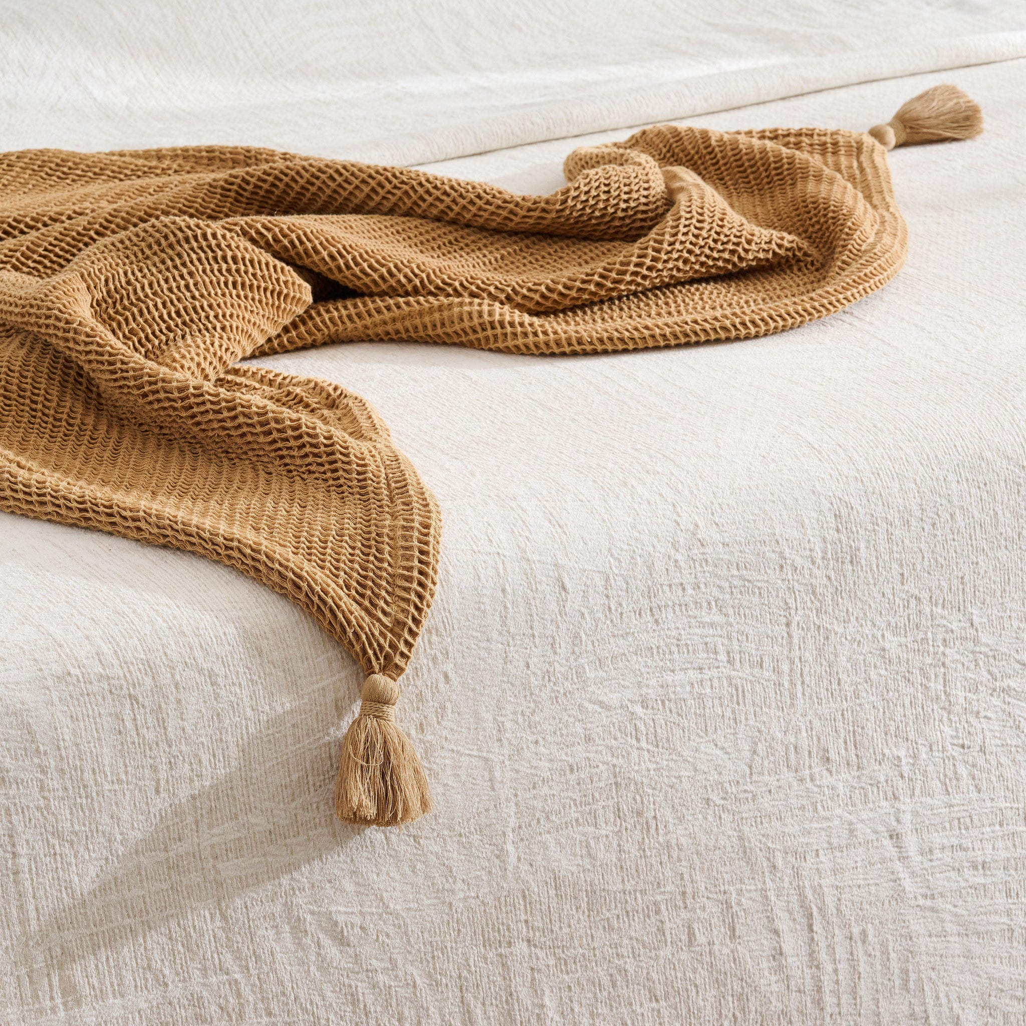 Sea Sponge | Cotton | Waffle | Throw