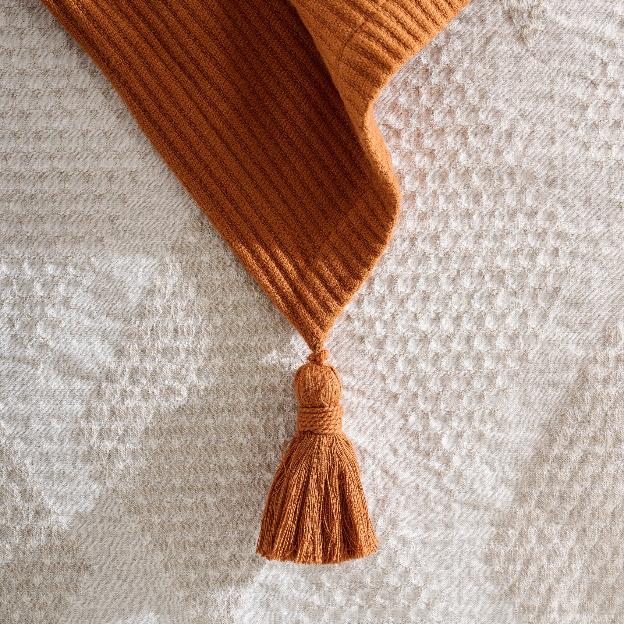 Corn Row | Cotton Bamboo | Cord Rib | Throw