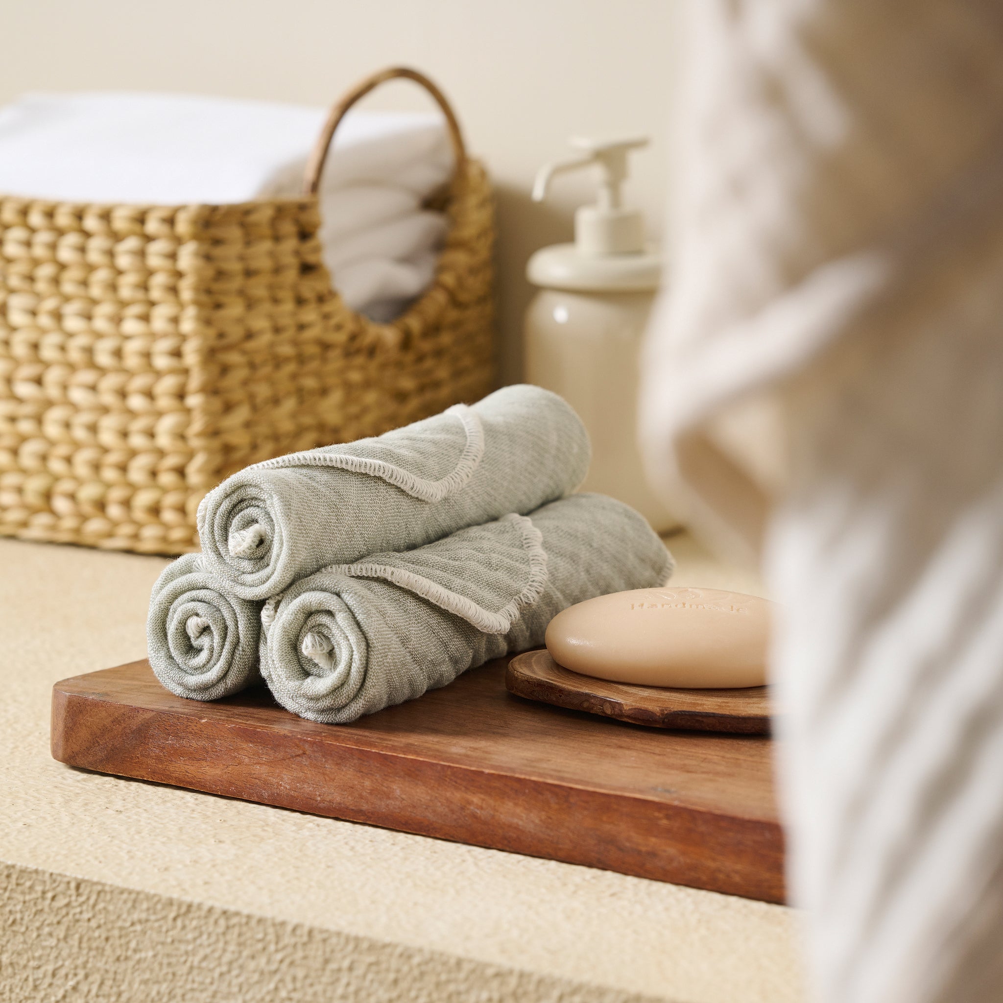 Opal | Cotton | Gauze | Bath Set