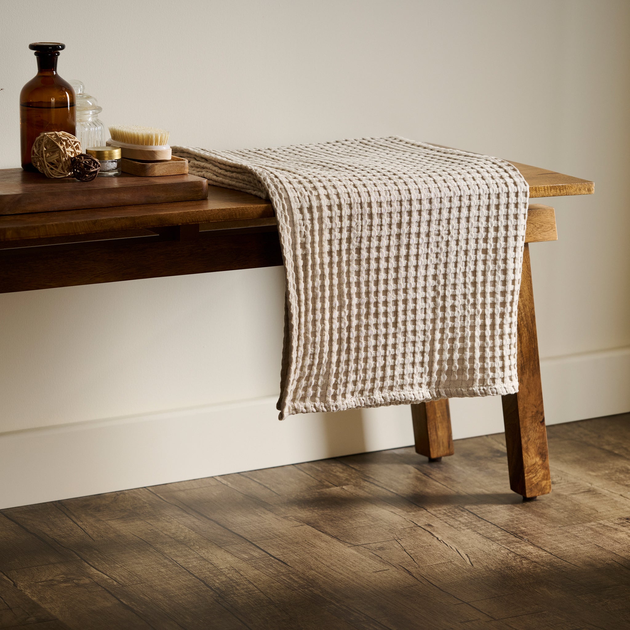 Mosaic | Cotton Bamboo | Waffle | Bath Towel