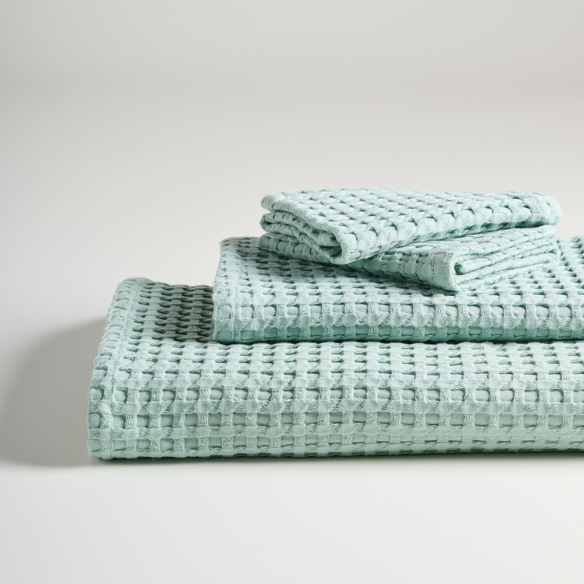 Chalk | Cotton | Waffle |Towel
