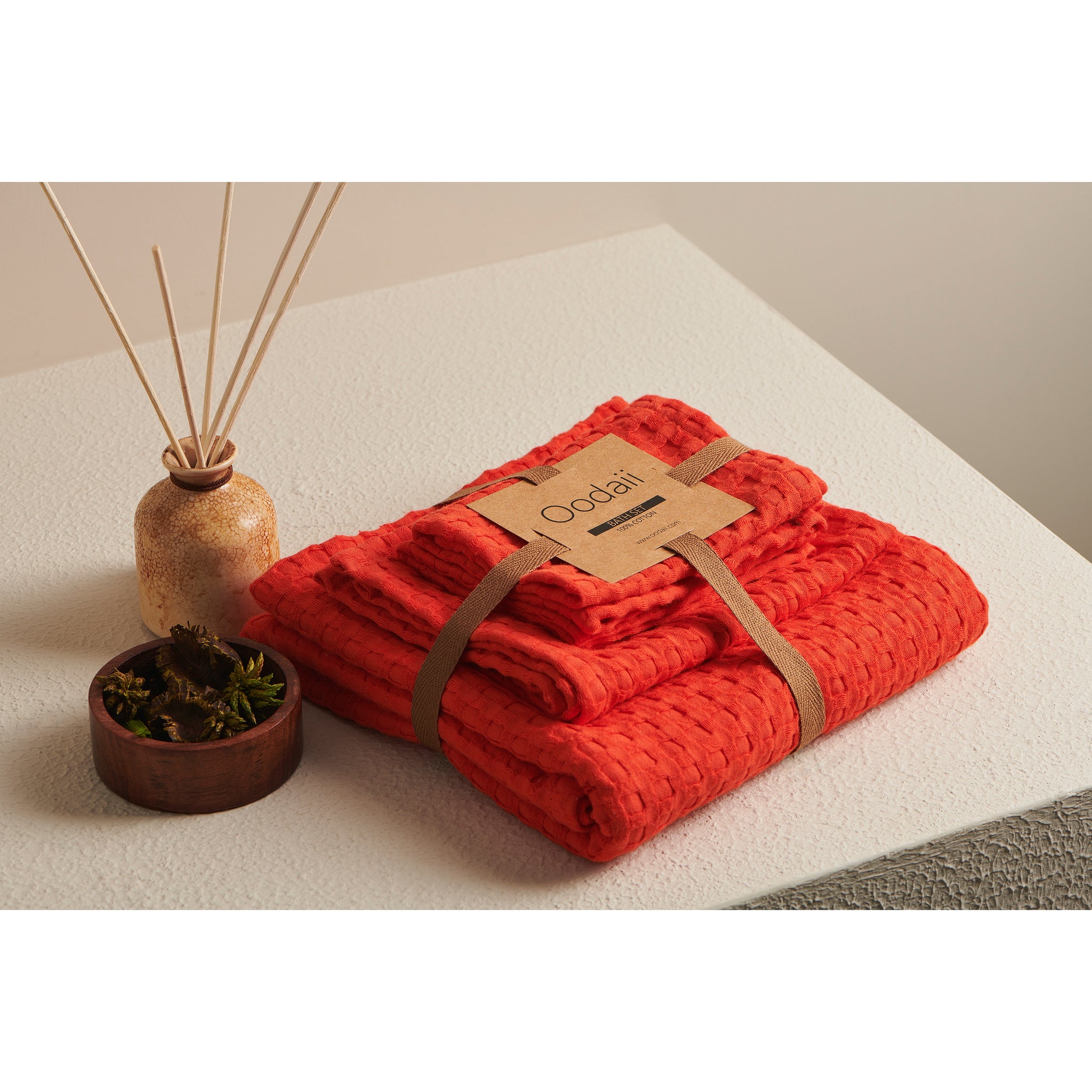 Pixel | Cotton | Waffle | Bath Set