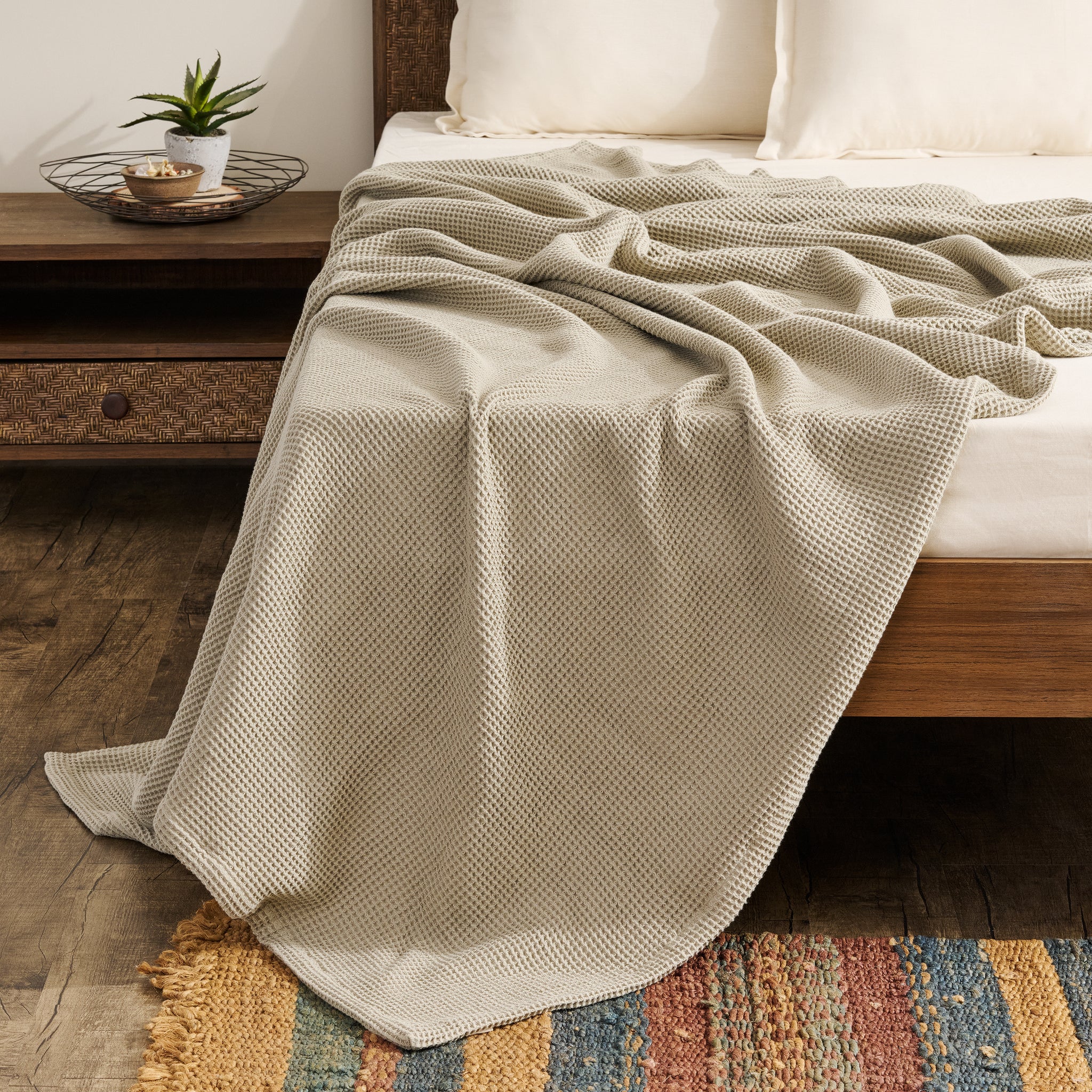 Soft Smock | Cotton | Waffle | Blanket