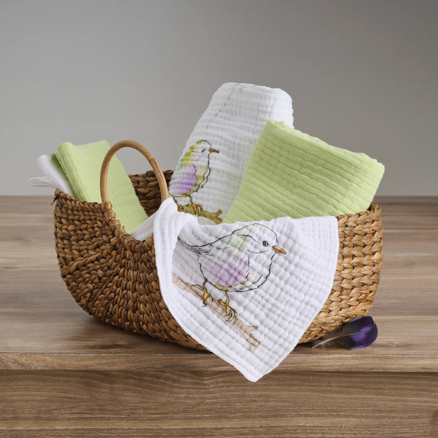 Little Bird | Cotton Gauze | Bath Set