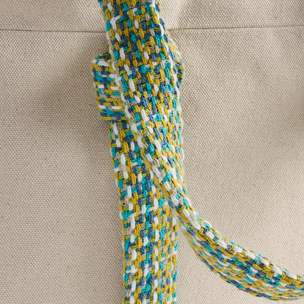 Tote Bag with Woven Handle