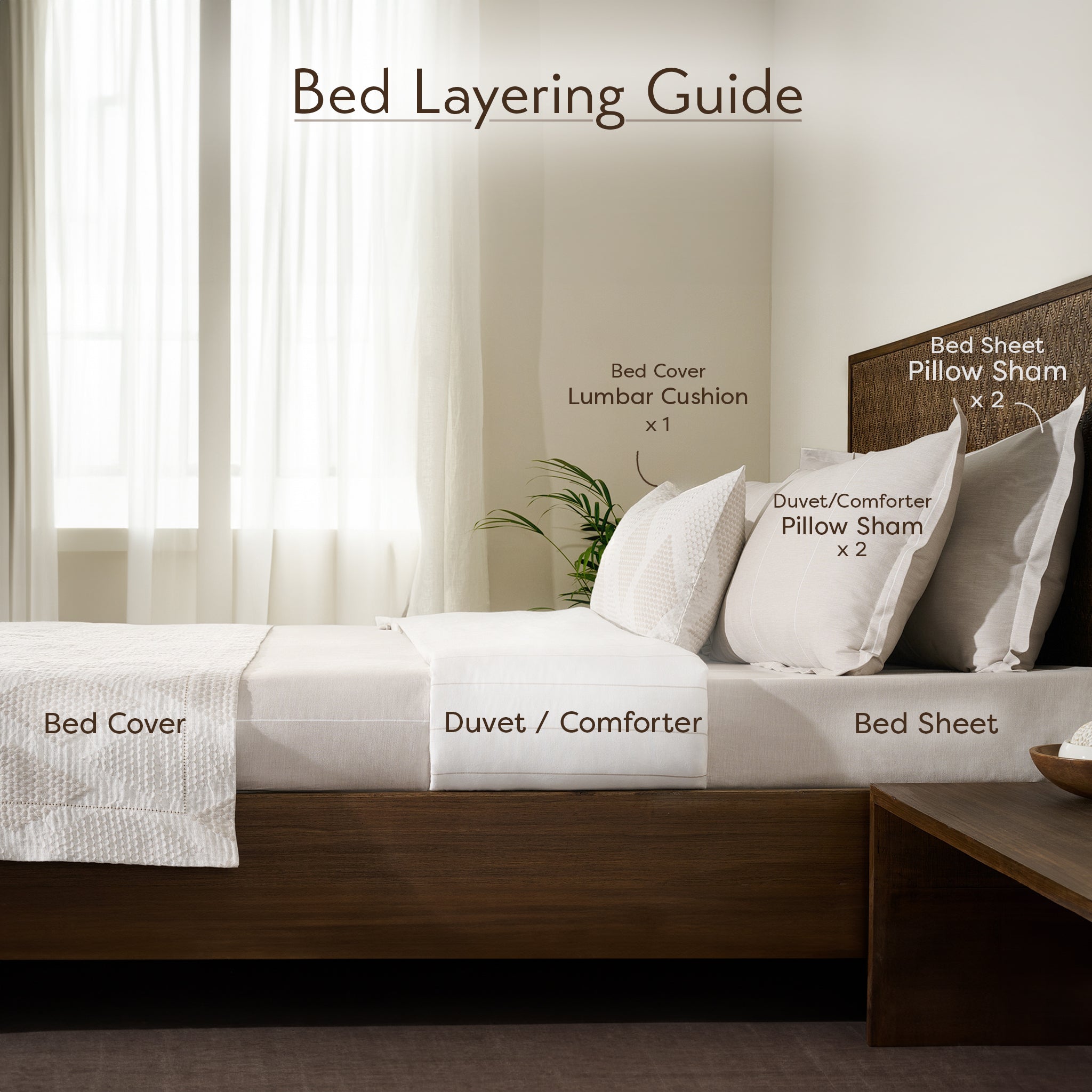 Platinum Pearl | Cotton Linen | Jacquard | Bed Set