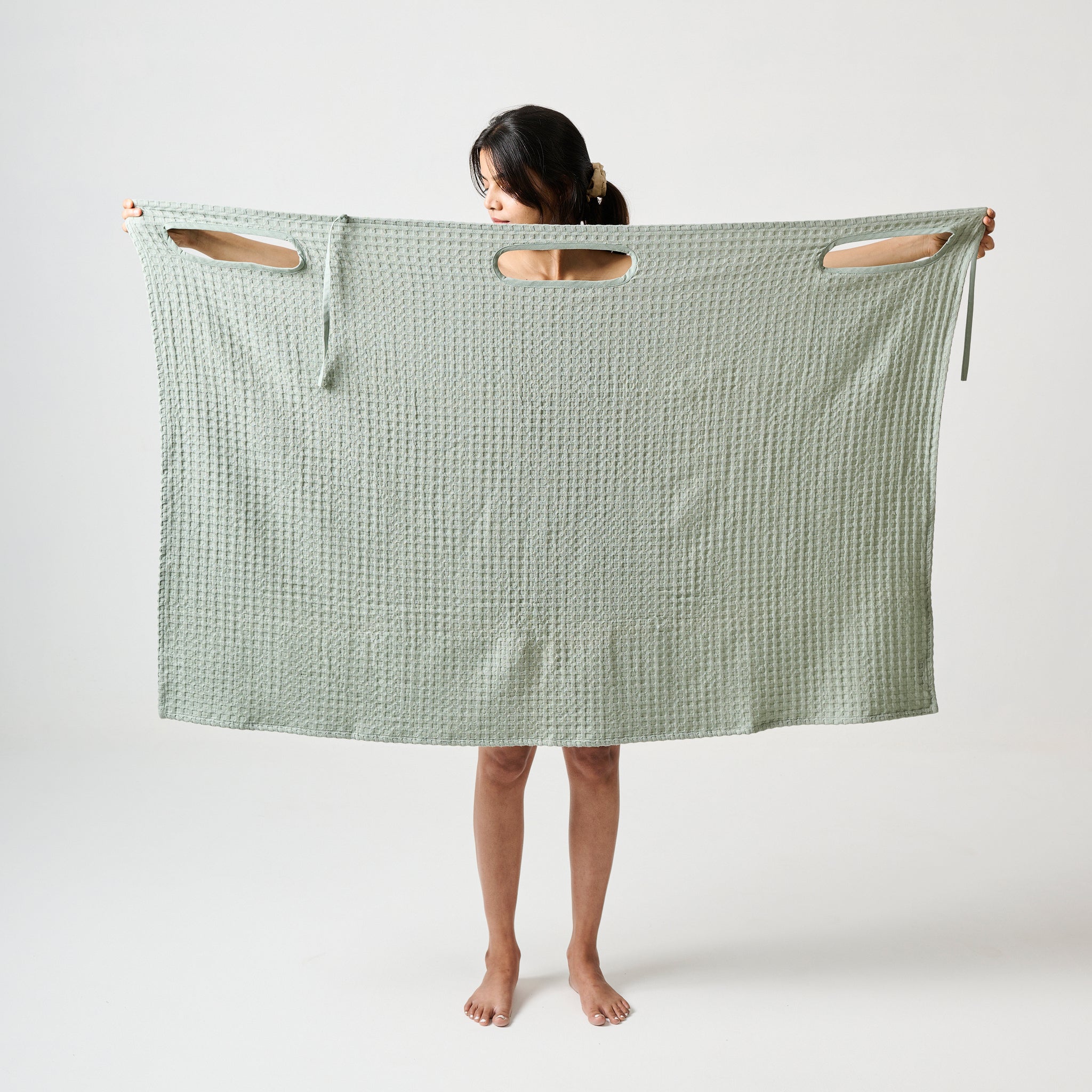 Ease Wrap | Cotton | Waffle | Bath Wrap