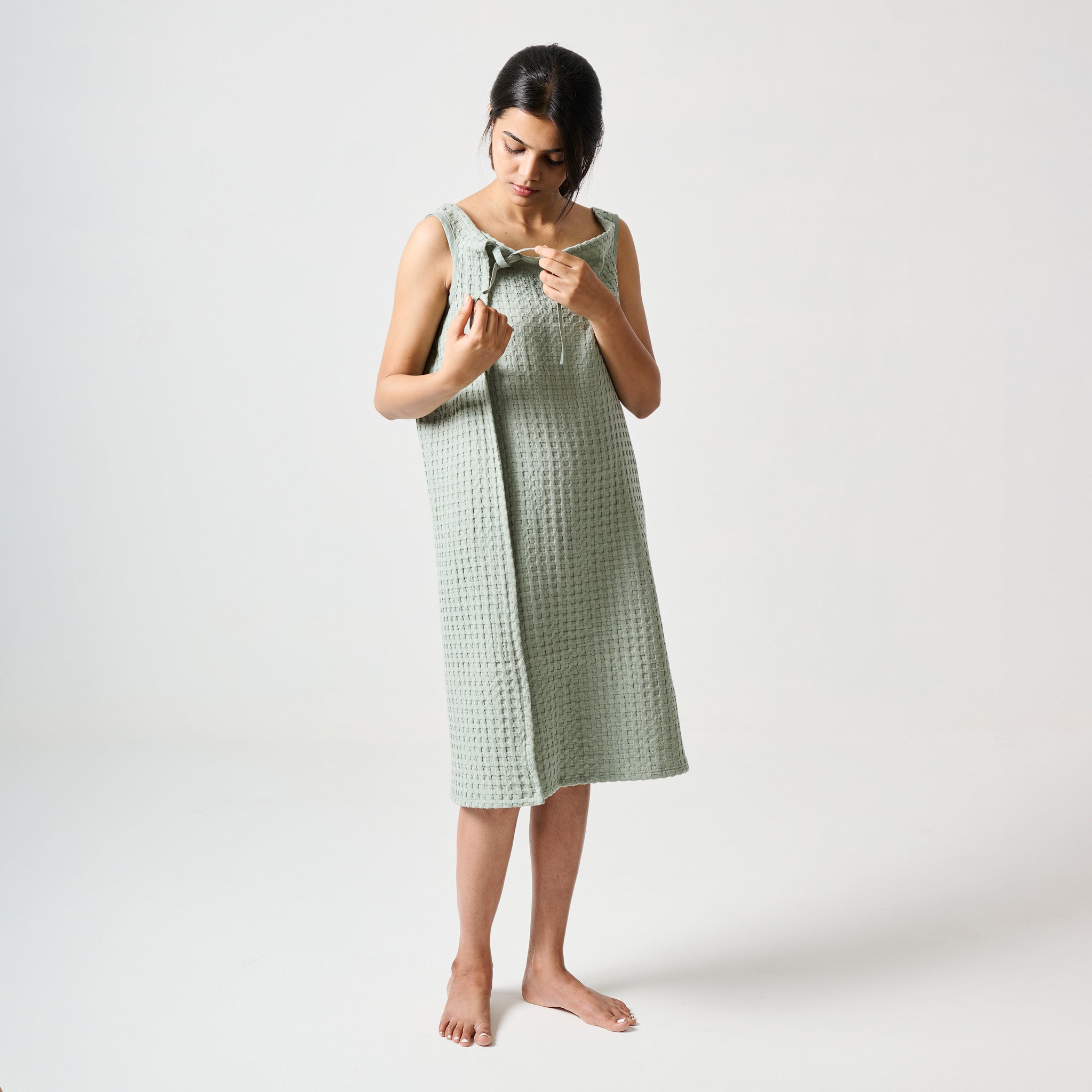 Ease Wrap | Cotton | Waffle | Bath Wrap
