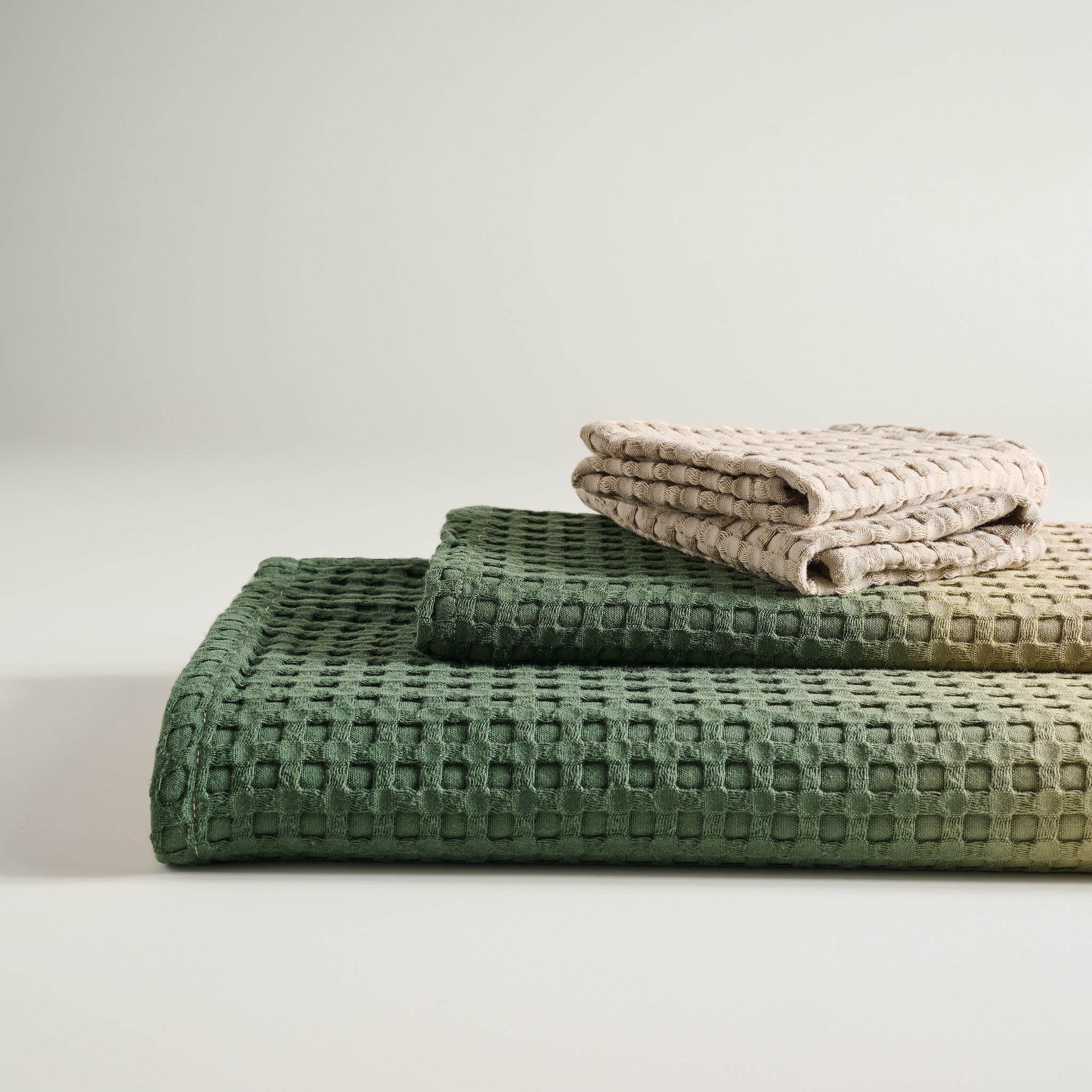 Dip Dye | Cotton Bamboo | Waffle | Bath Set