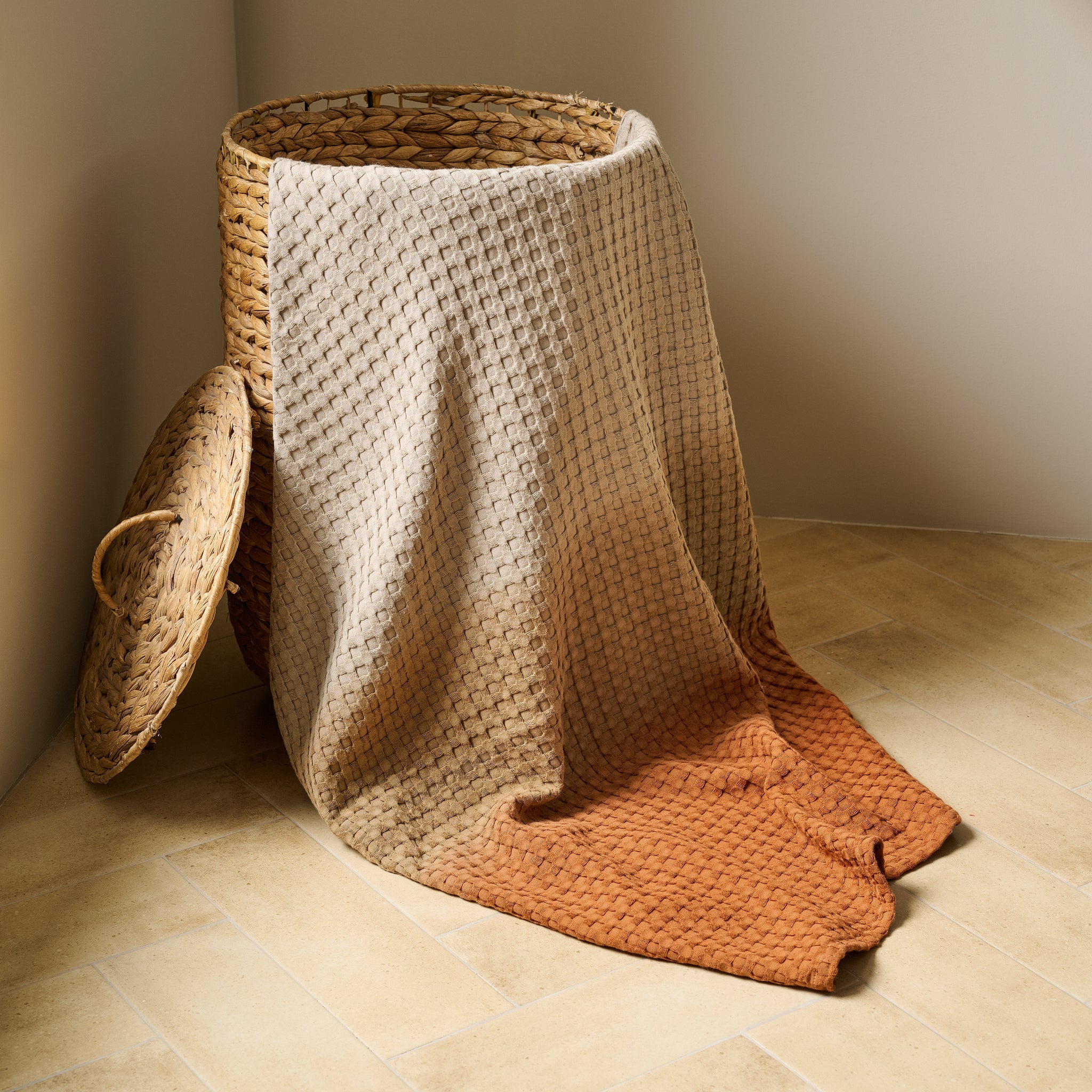 Dip Dye | Cotton Bamboo | Waffle | Bath Towel