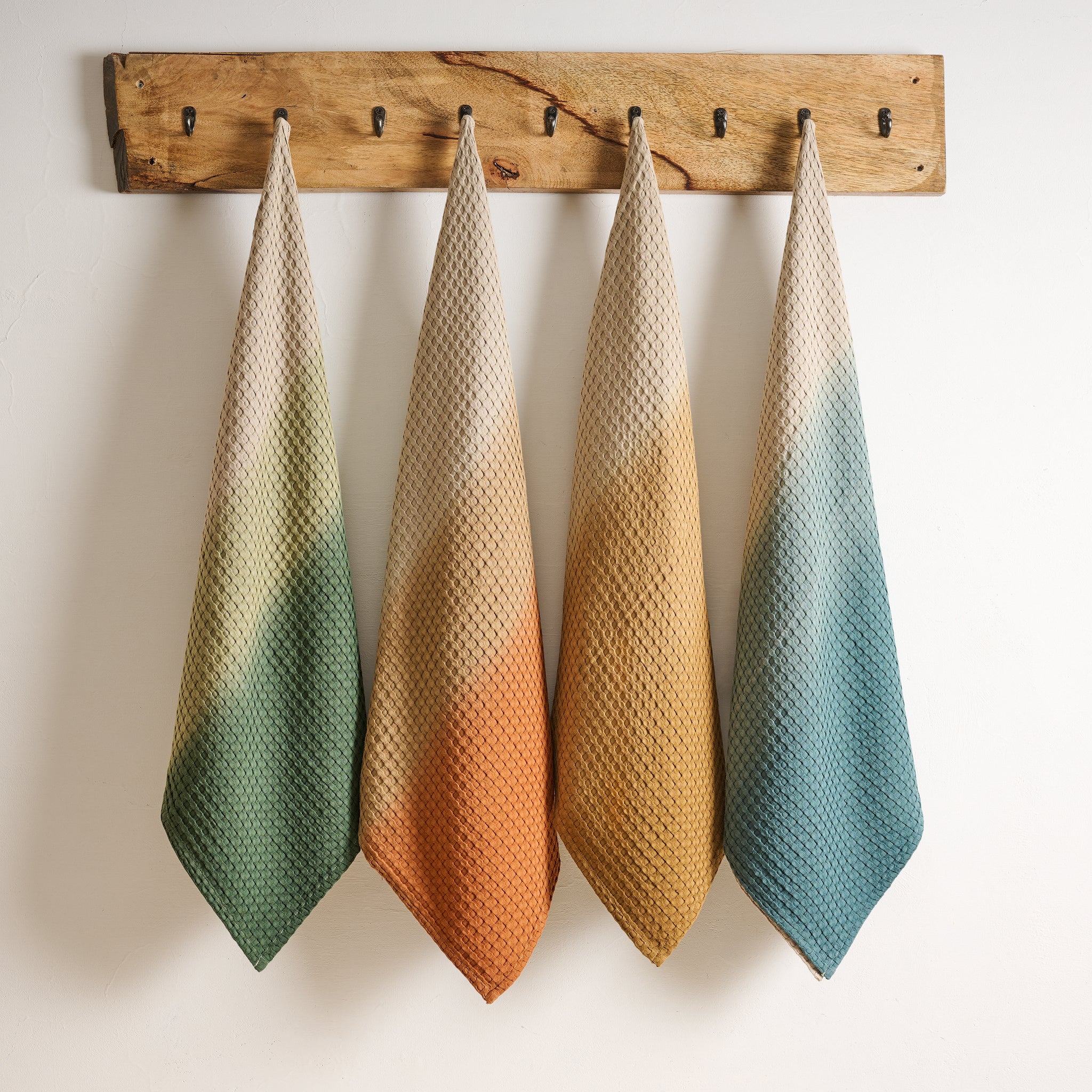 Dip Dye | Cotton Bamboo | Waffle | Bath Towel