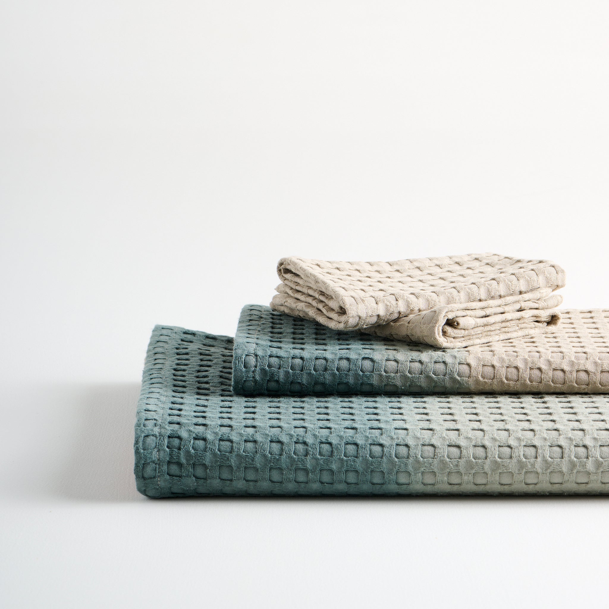 Dip Dye | Cotton Bamboo | Waffle | Bath Set