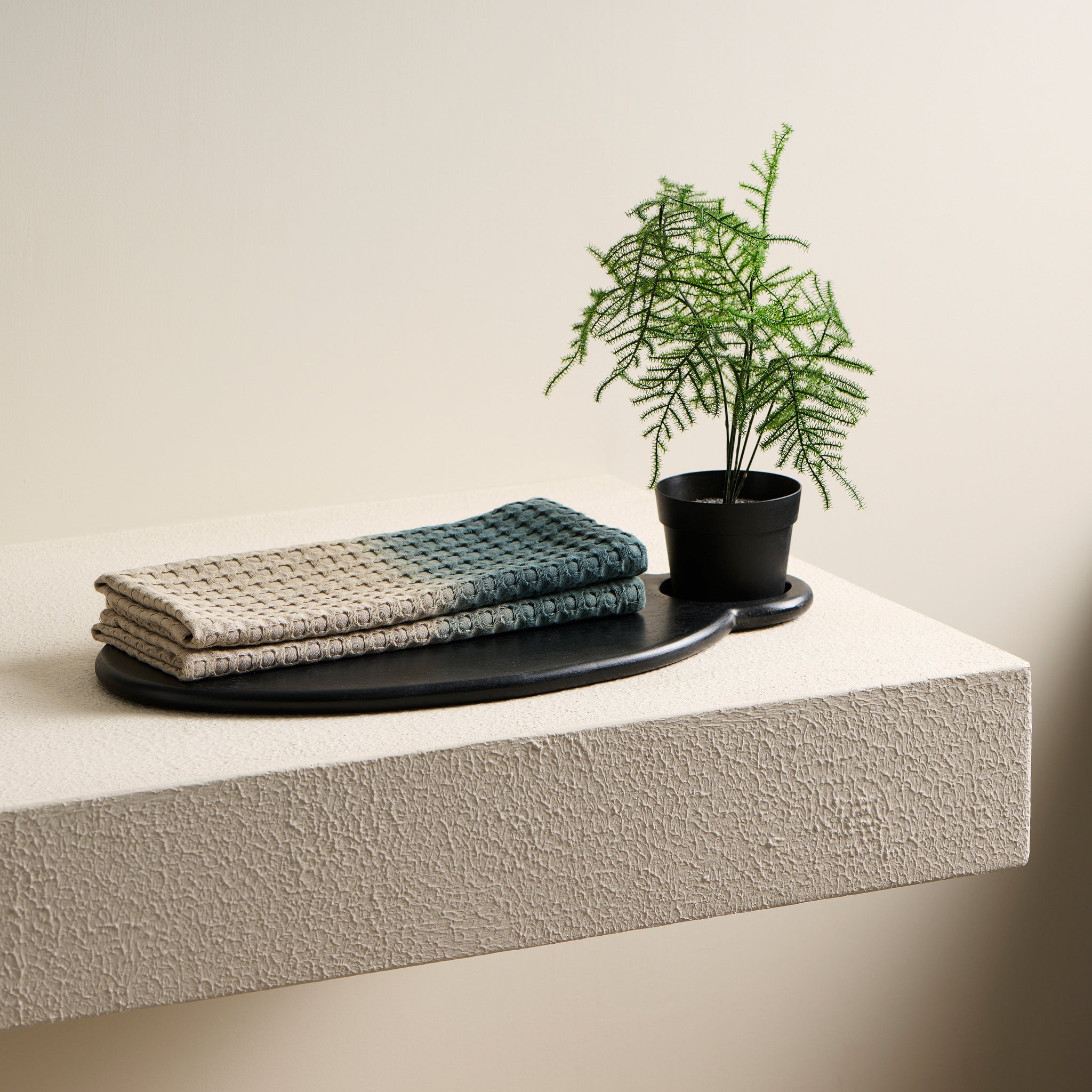 Dip Dye | Cotton Bamboo | Waffle | Hand Towel