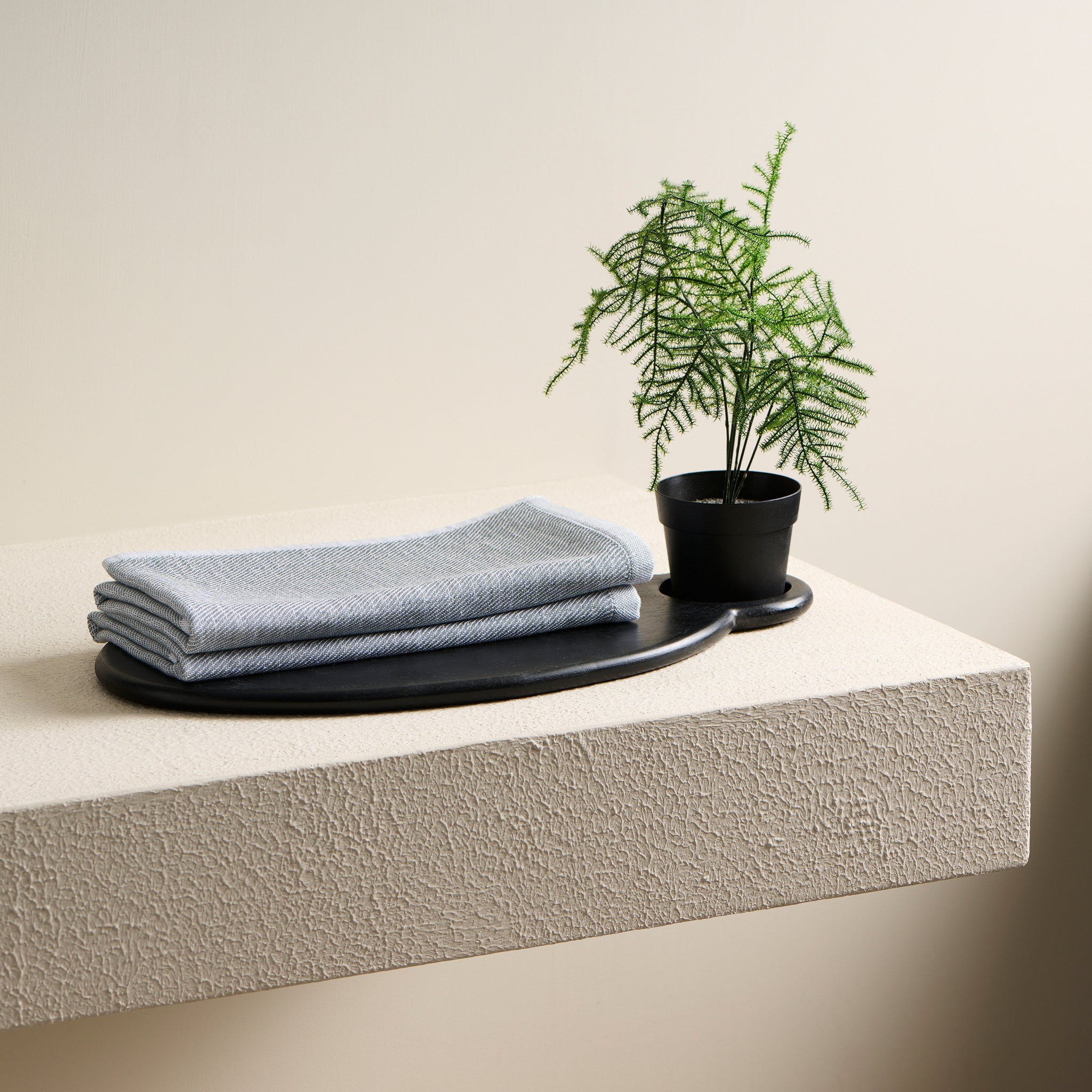 Earth Stucco | Cotton Bamboo | Hammam Terry | Towel