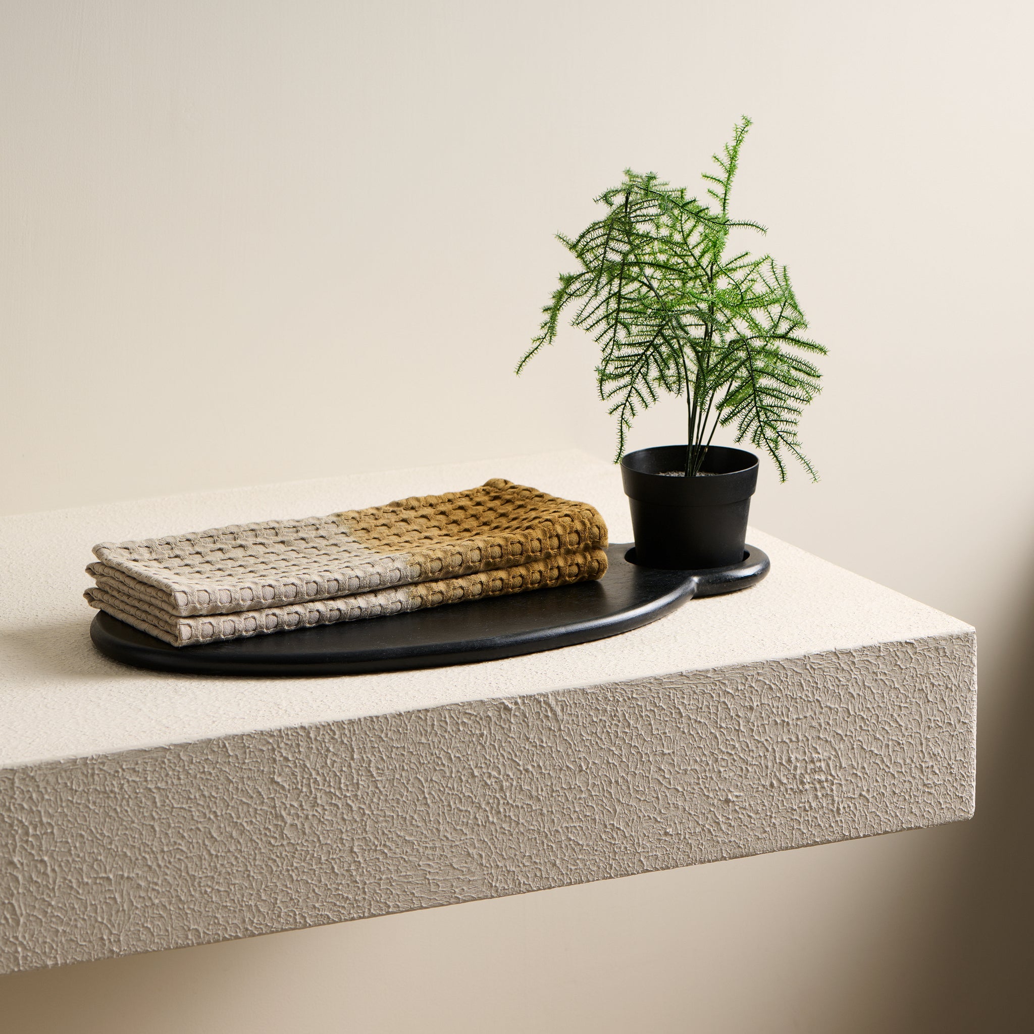 Dip Dye | Cotton Bamboo | Waffle | Hand Towel