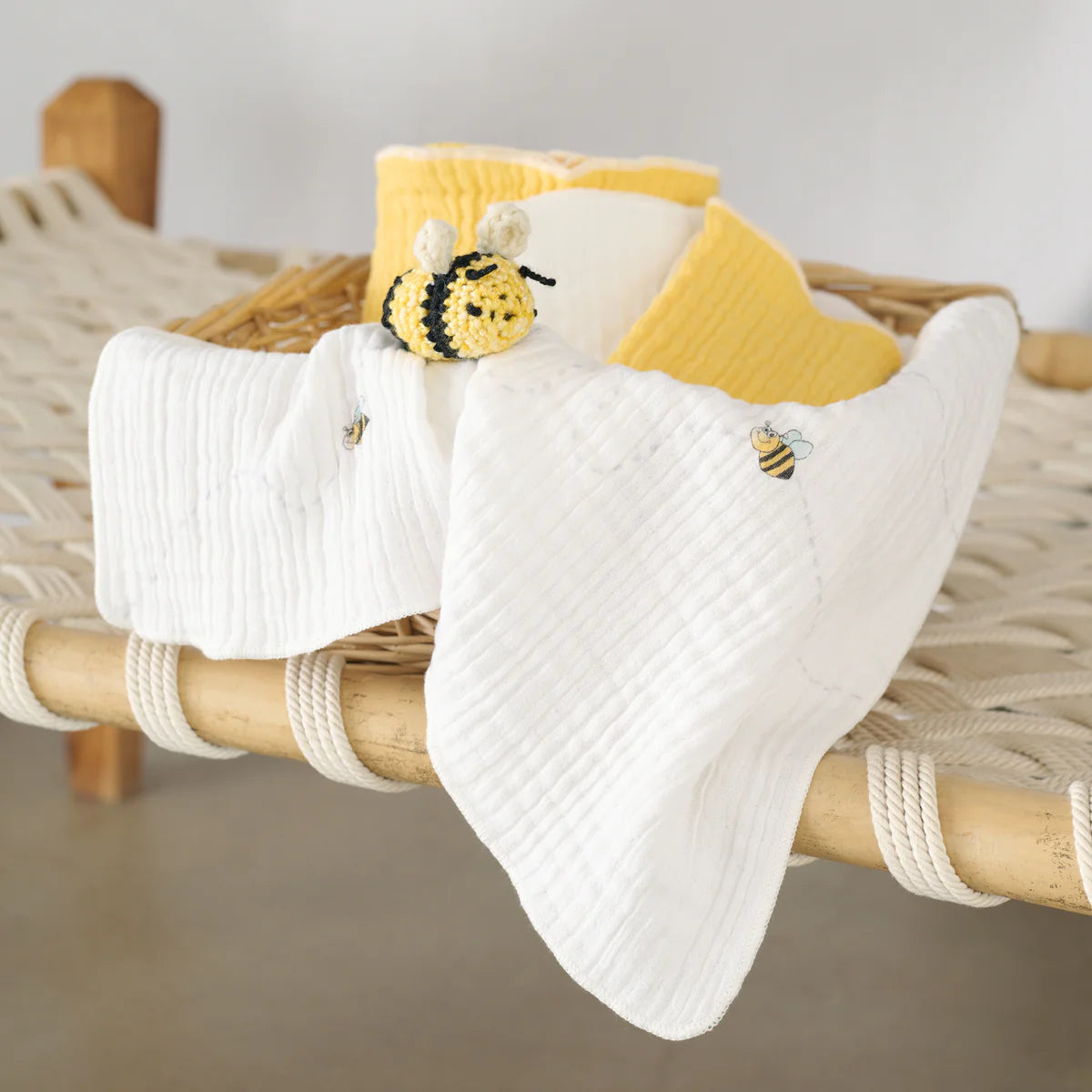 Little Bee | Cotton Gauze | Bath Set