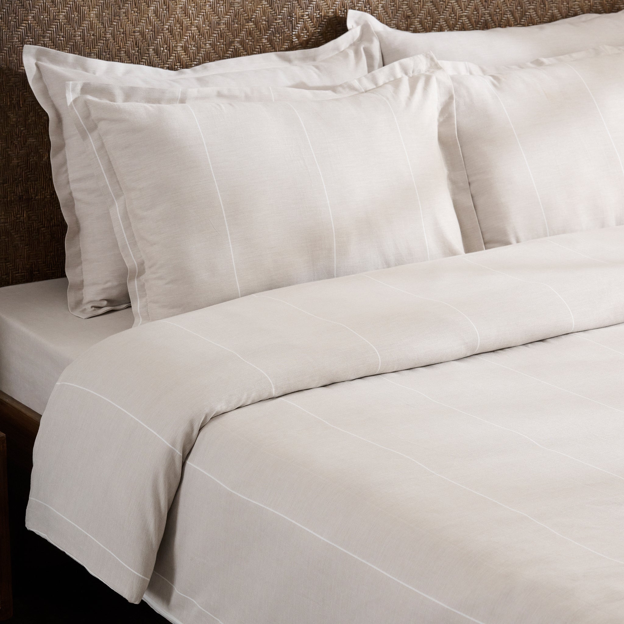 Platinum Pearl | Cotton Linen | Jacquard | Bed Set