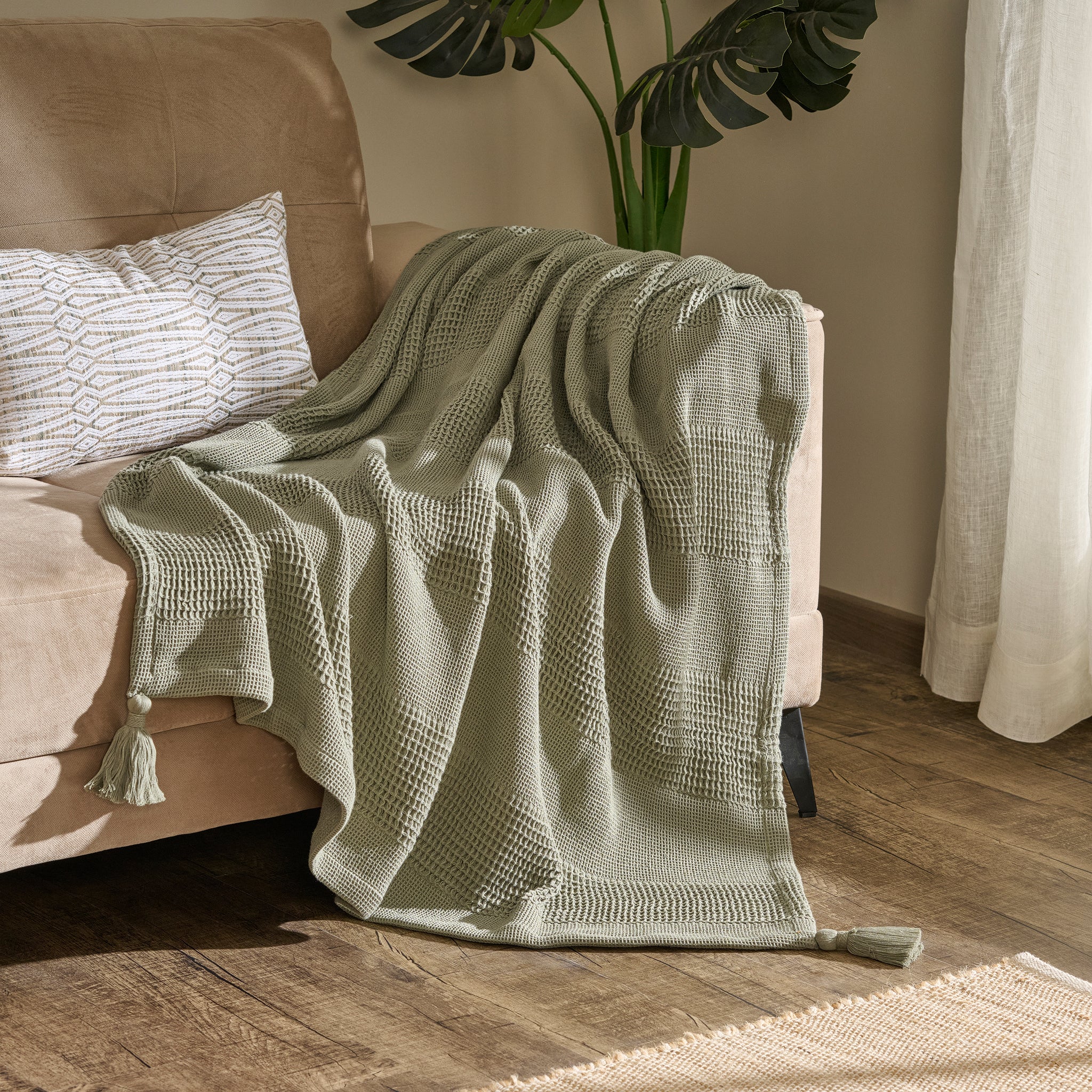 Layer Sponge | Cotton | Waffle | Throw