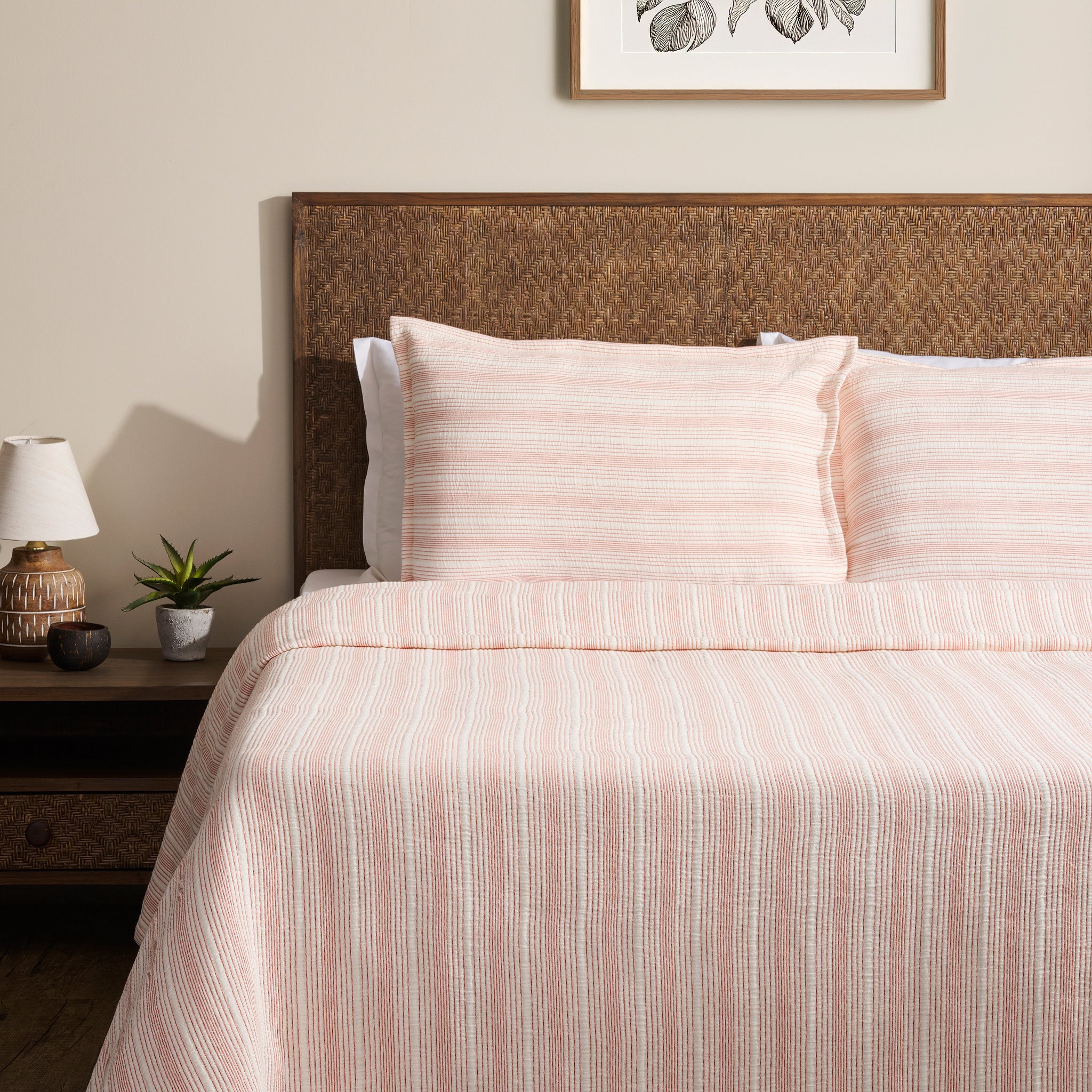 Pin Rib | Cotton | Bed Cover