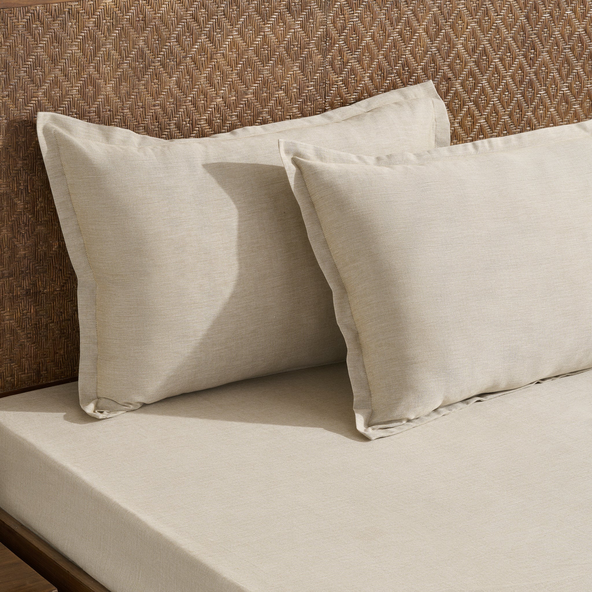 Ginger | Cotton Bamboo | Chambray | Bedsheet