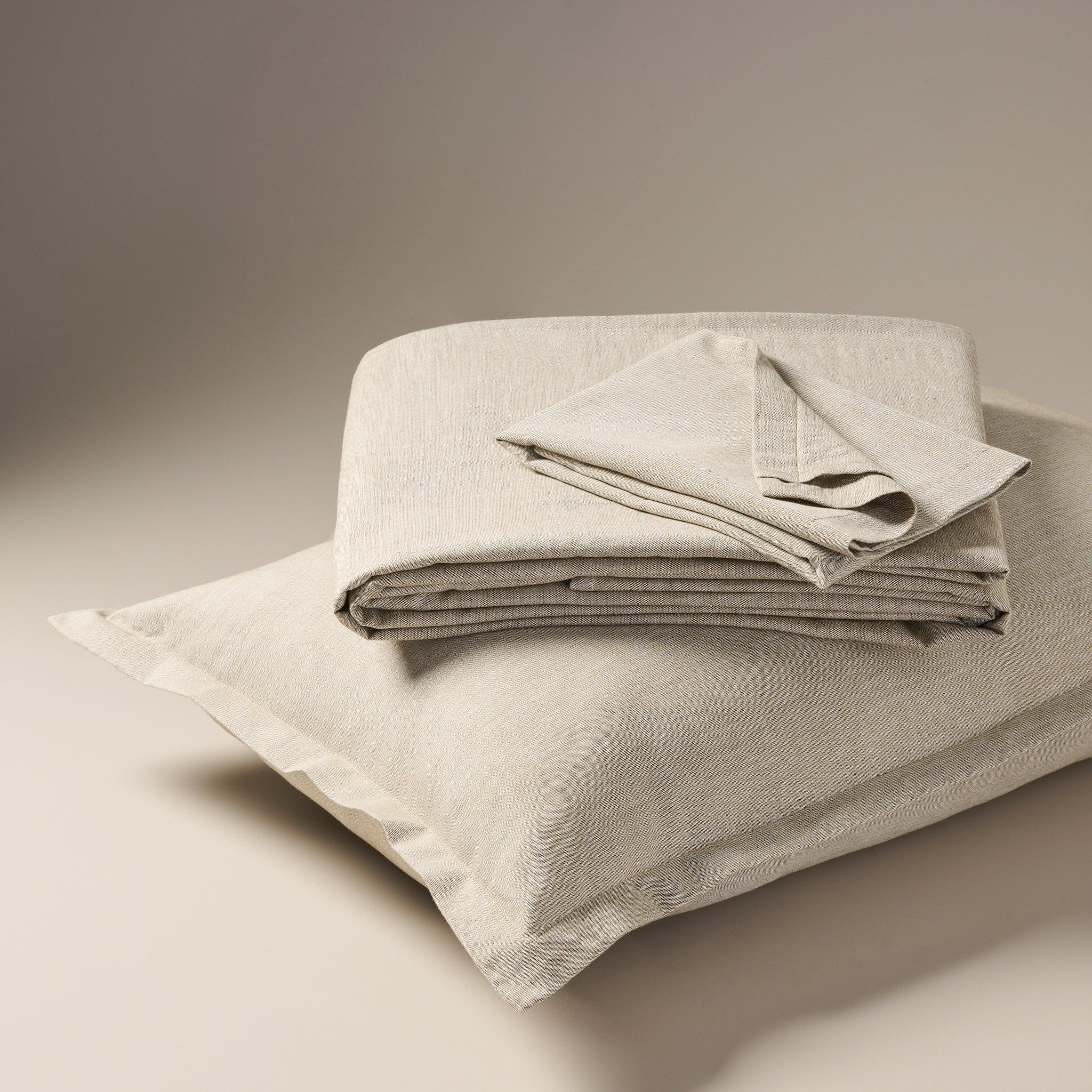 Ginger | Cotton Bamboo | Chambray | Bedsheet