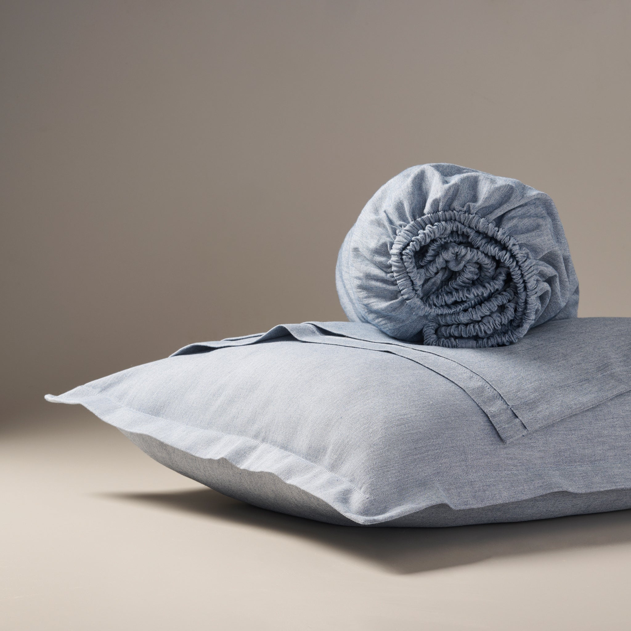 Juniper | Cotton Bamboo | Chambray | Bedsheet