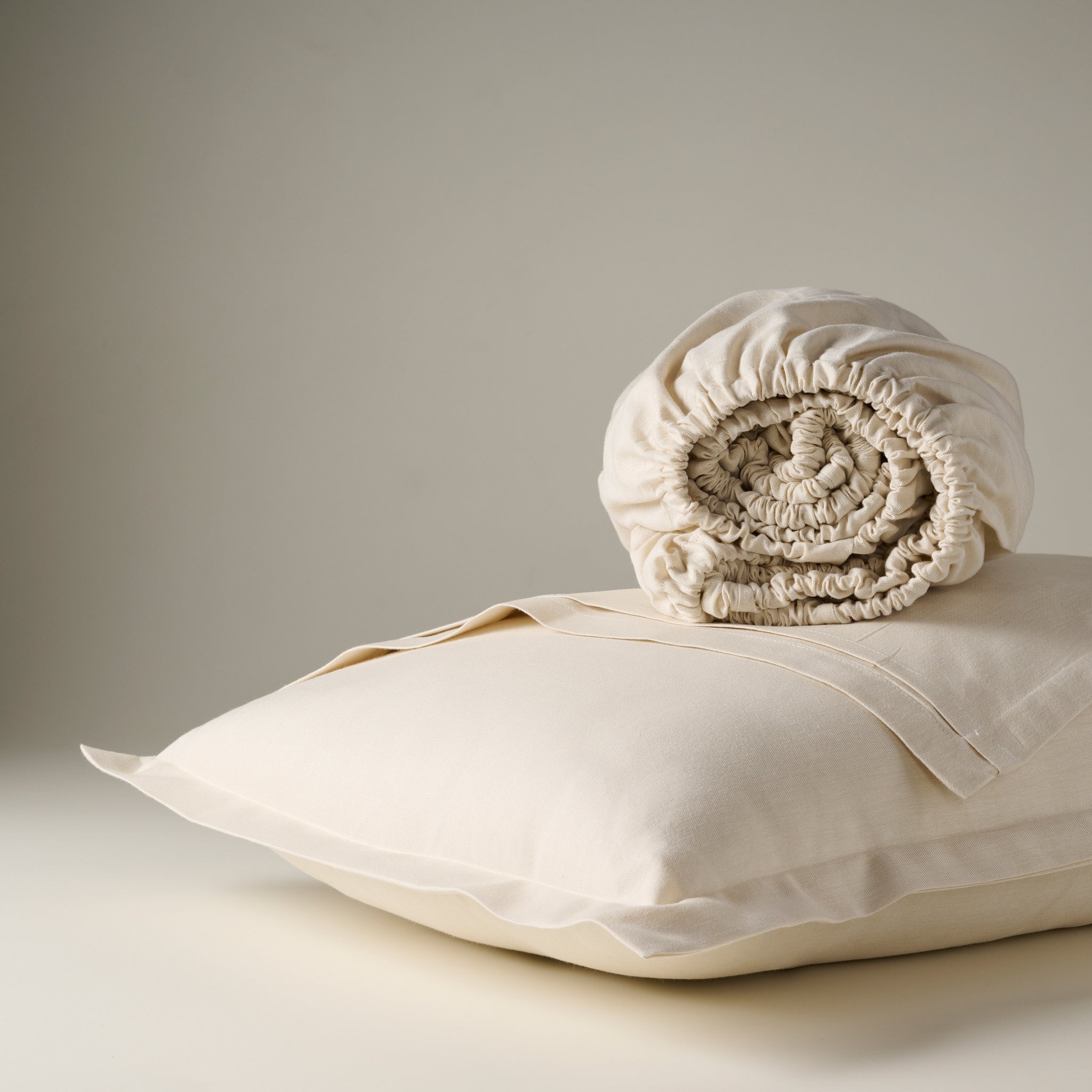 Sand | Cotton Bamboo | Chambray | Bedsheet