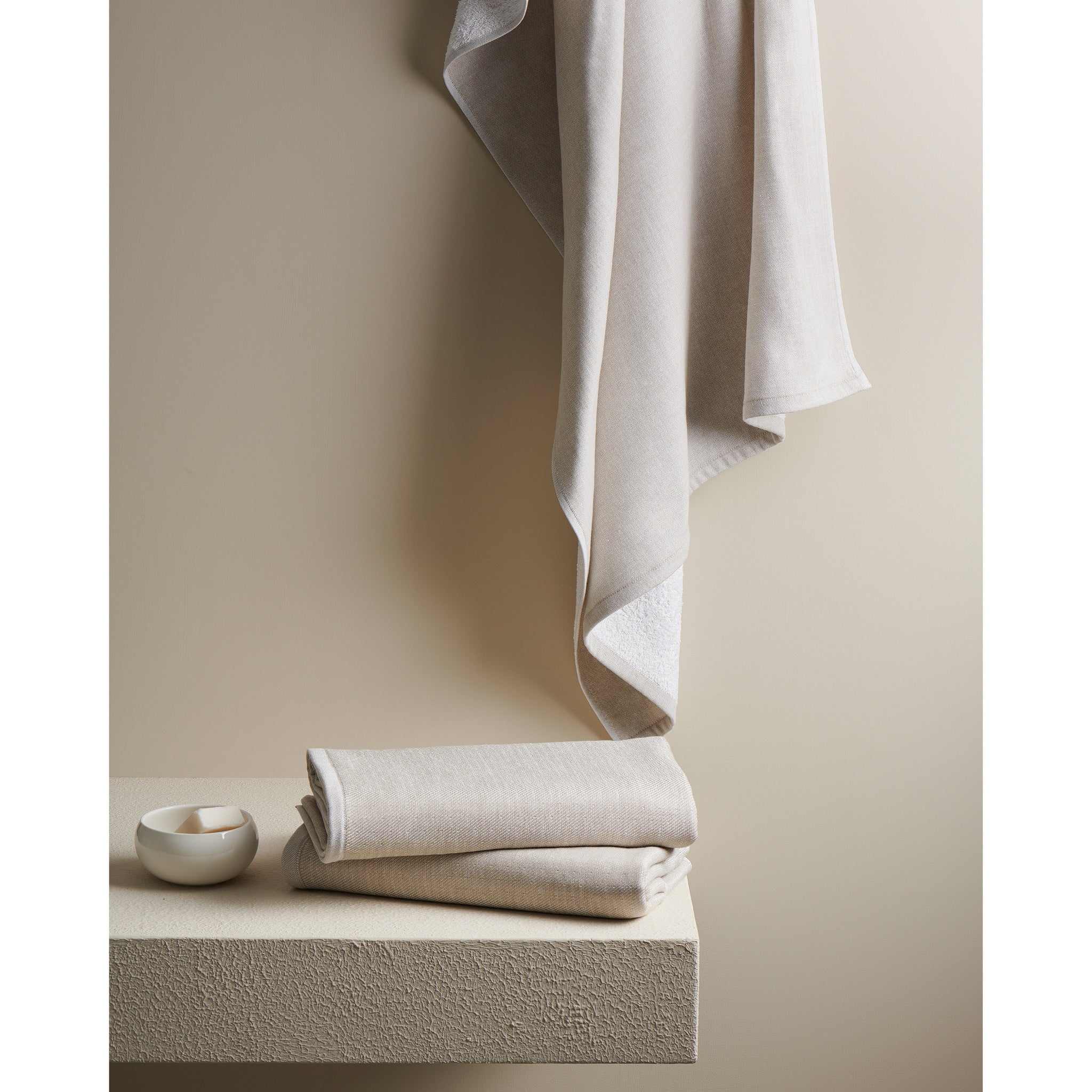 Earth Stucco | Cotton Bamboo | Hammam Terry | Bath Towel