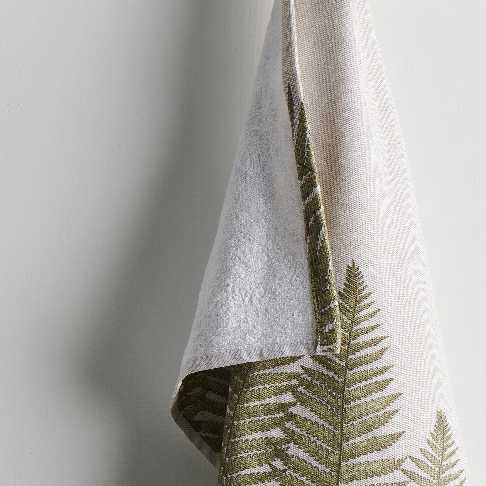 Fern Print | Cotton Bamboo | Hammam Terry | Hand Towel