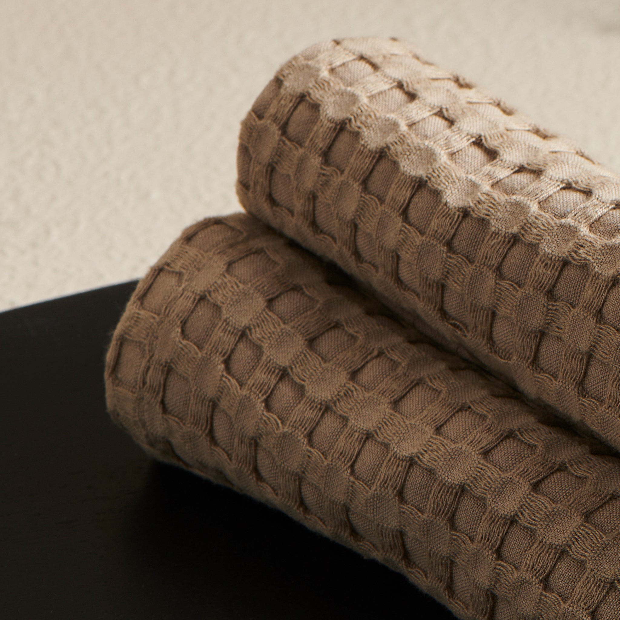 Clay | Cotton Bamboo | Waffle | Face Towel