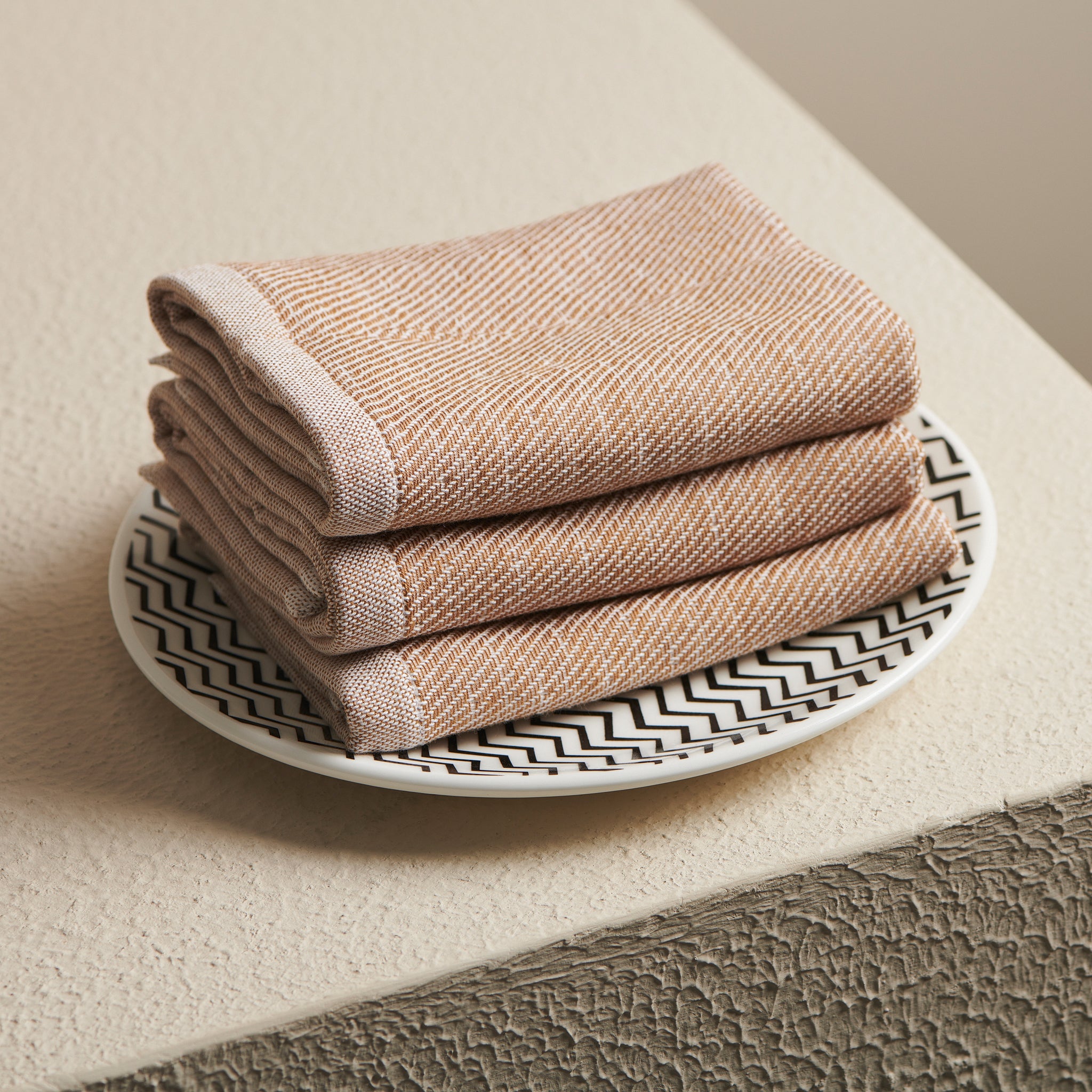 Earth Stucco | Cotton Bamboo | Hammam Terry | Towel
