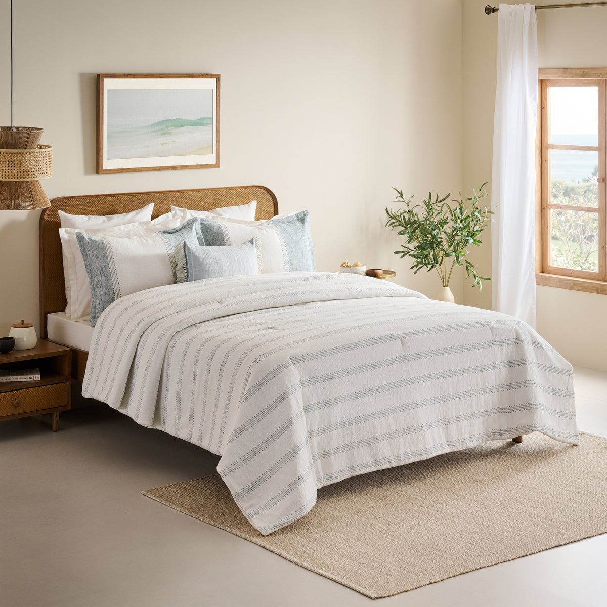 Shoreline | Cotton Bamboo | Slub | Bed Set