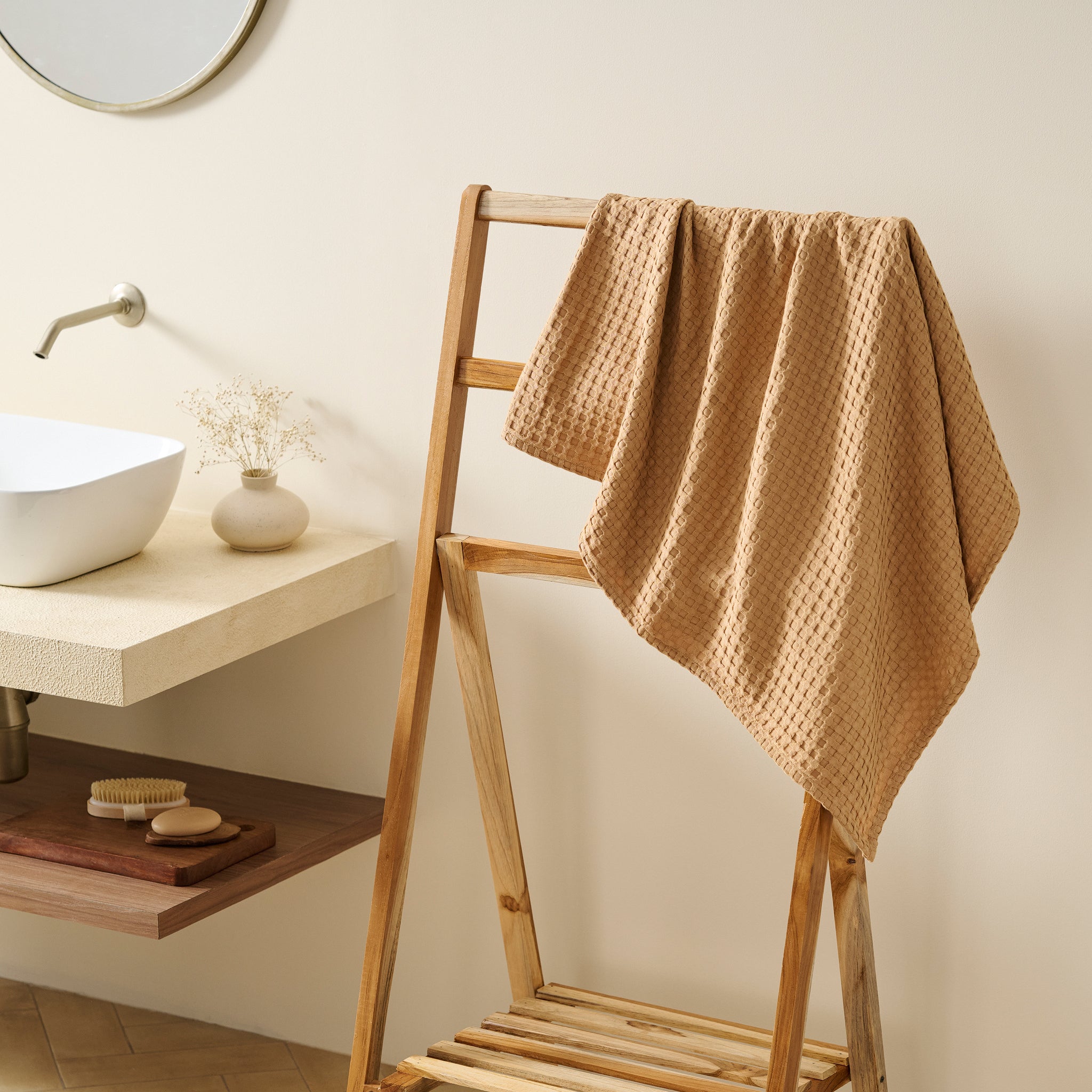Mosaic | Cotton Bamboo | Waffle | Bath Towel