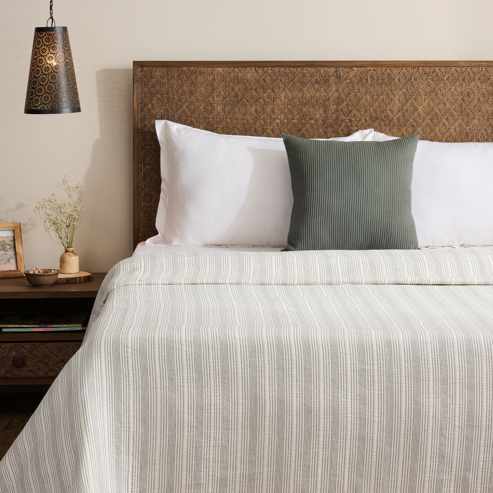 Pin Rib | Cotton | Bed Cover