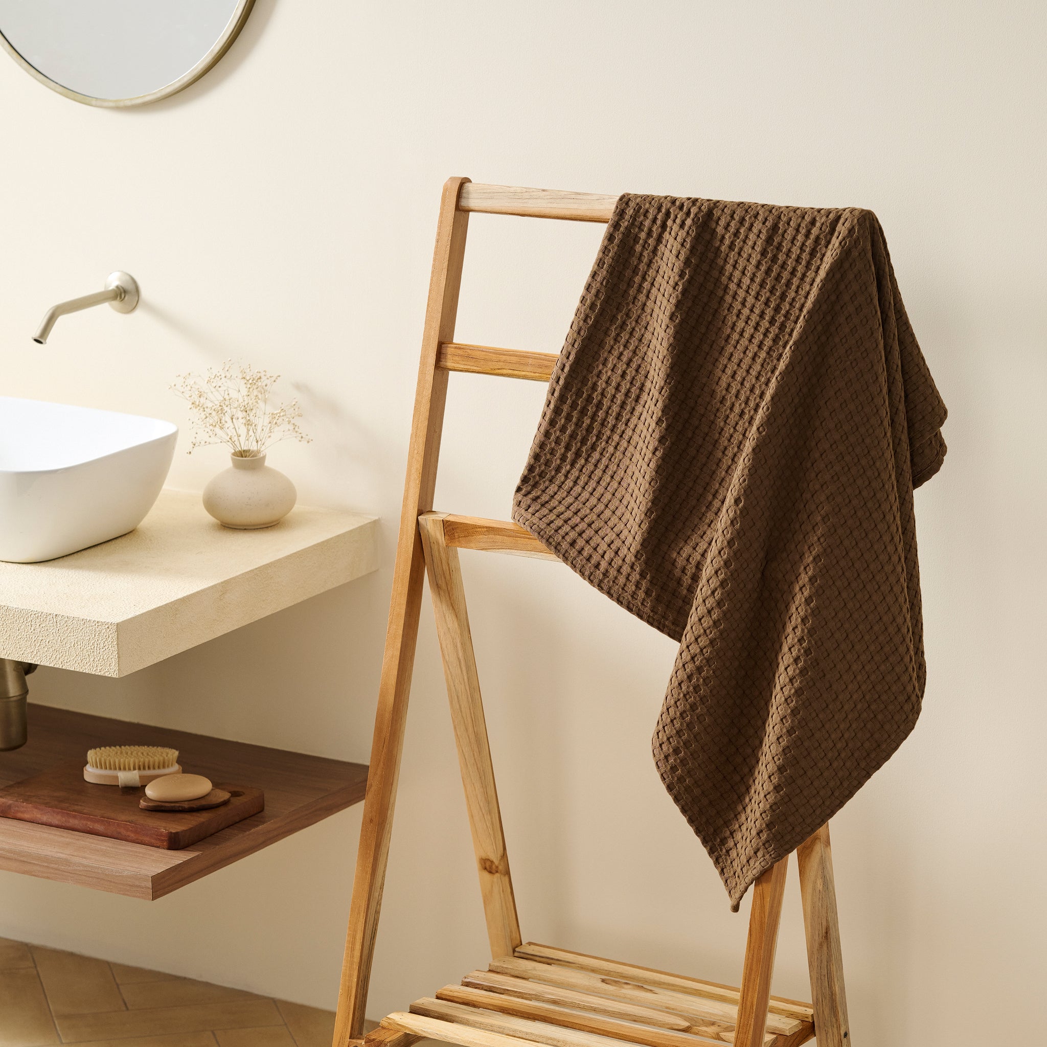 Mosaic | Cotton Bamboo | Waffle | Bath Towel