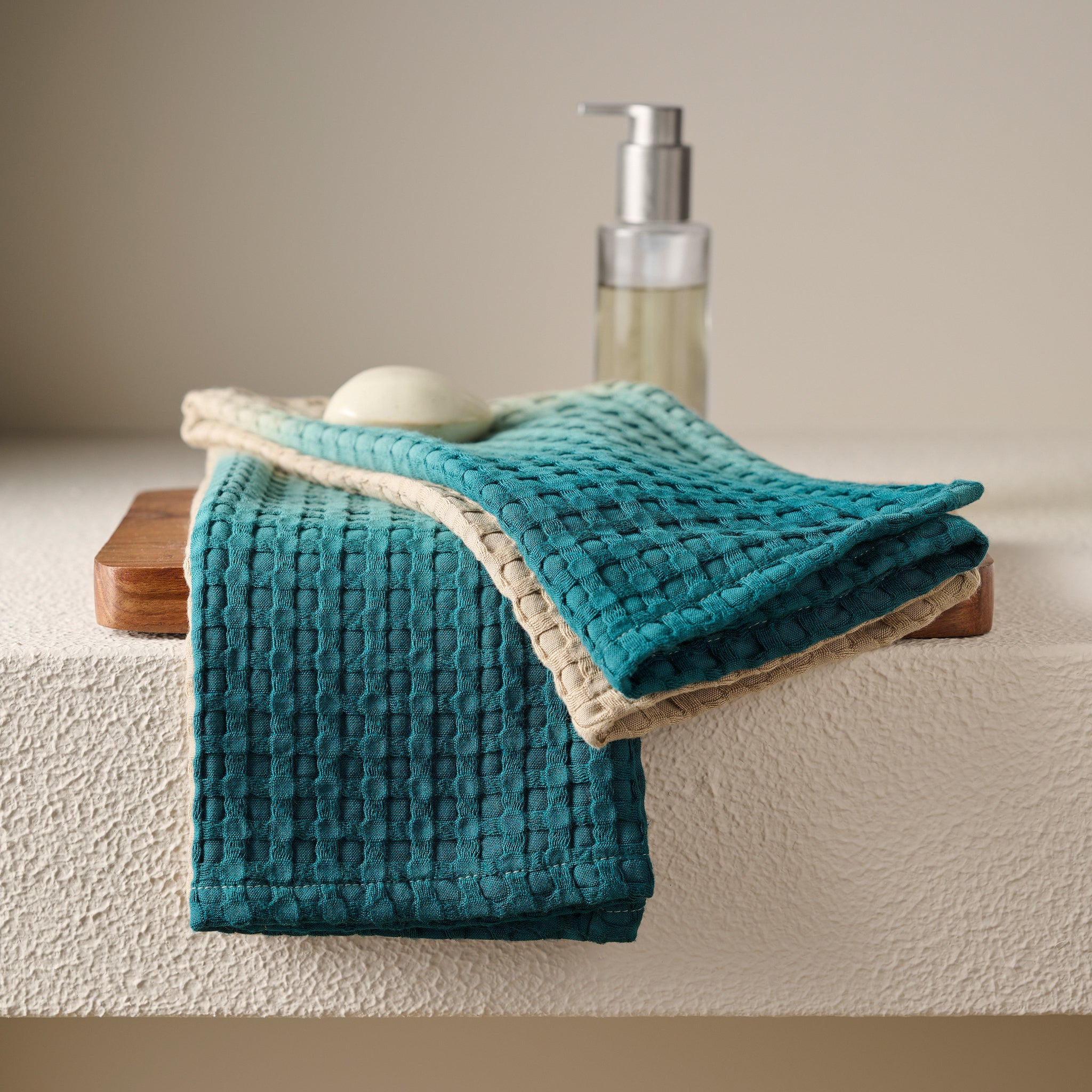 Colour Tide | Cotton Bamboo | Waffle | Hand Towel