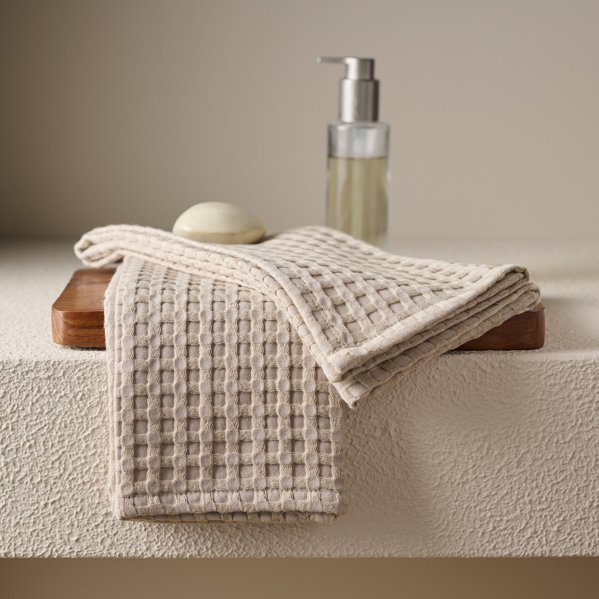 Mosaic | Cotton Bamboo | Waffle | Hand Towel