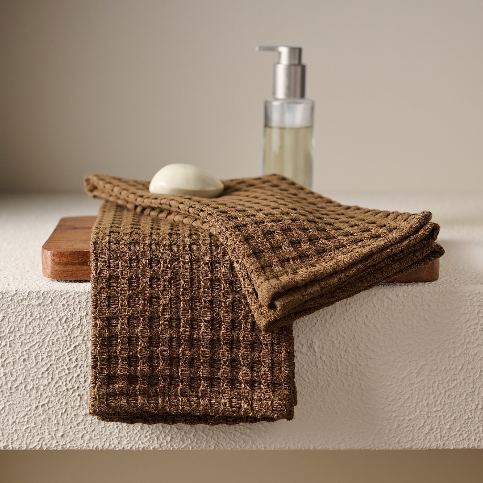 Mosaic | Cotton Bamboo | Waffle | Hand Towel