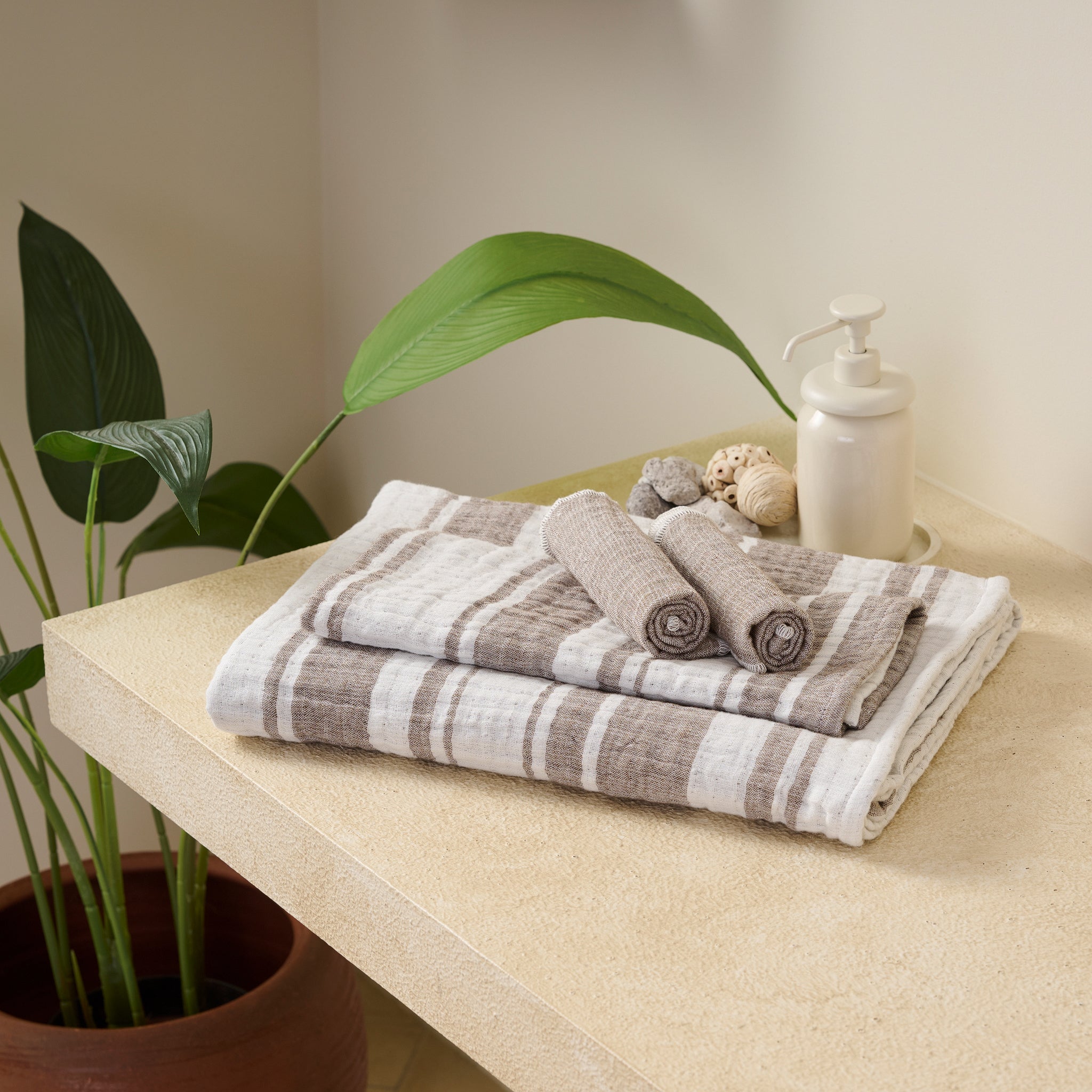 Trace | Cotton | Gauze | Bath Set